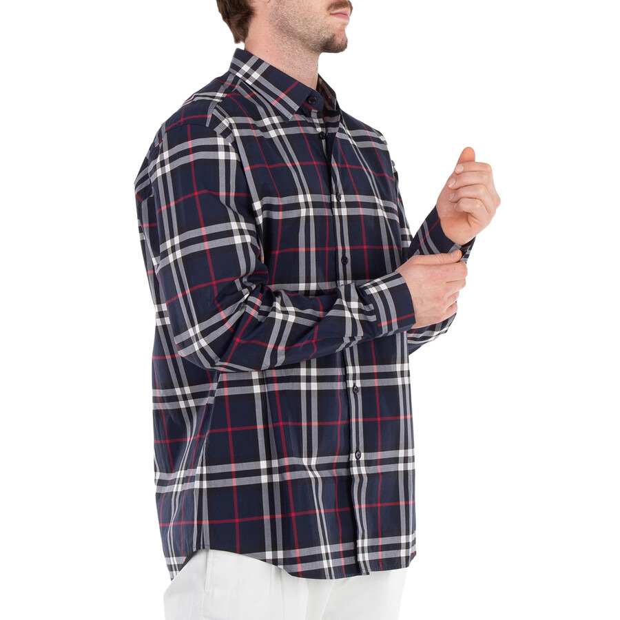 Burberry Caxton Vintage Check Print Button Down Shirt - 2