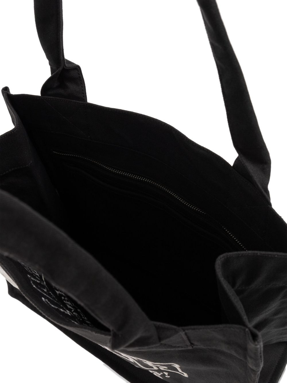 logo-embroidered tote bag - 5