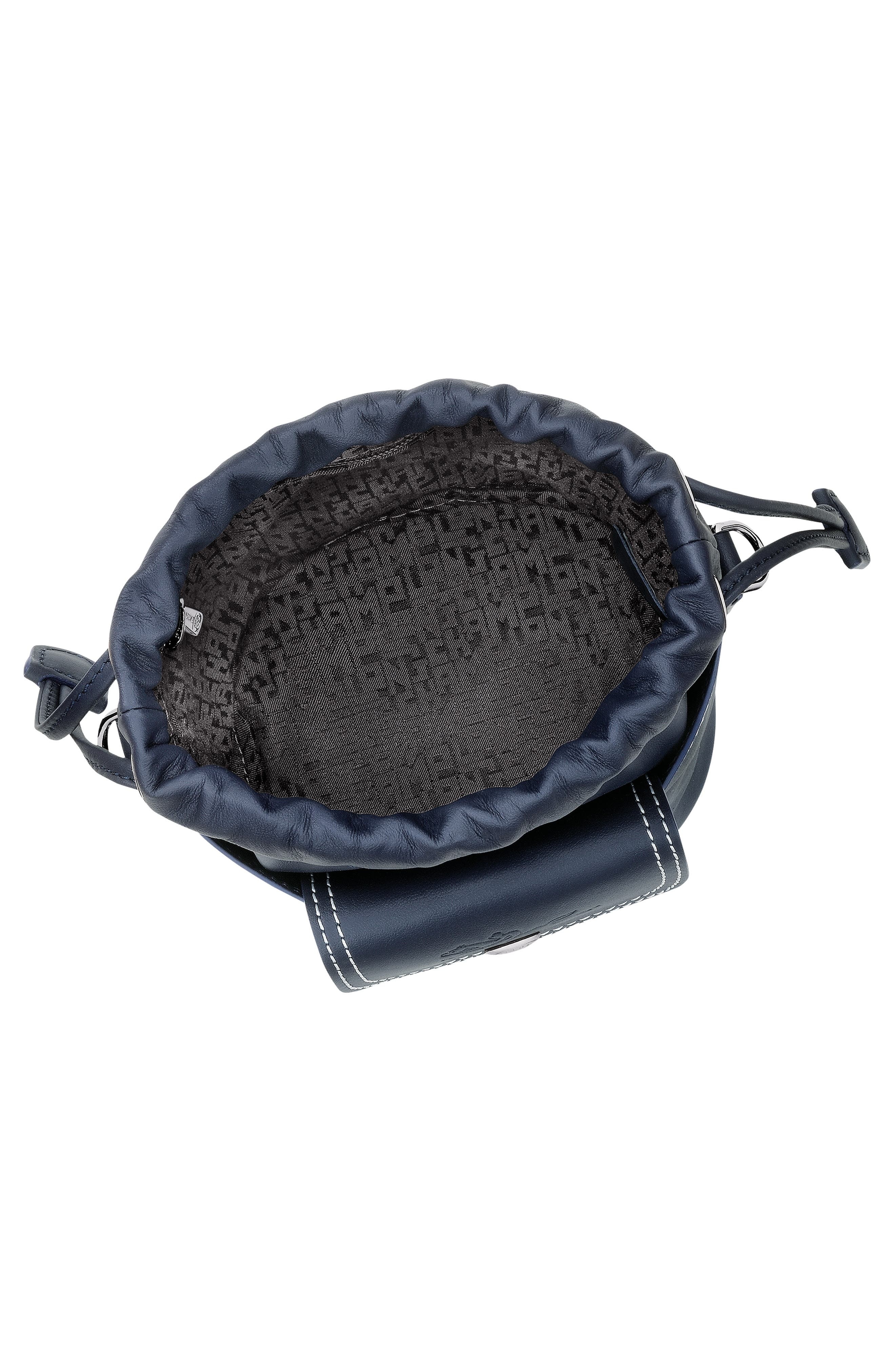 Longchamp Extra Small Le Pliage Xtra Worker Leather Bucket Bag in Navy at Nordstrom - 4