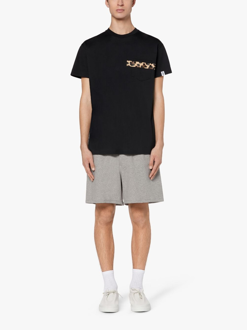 Mackintosh BLACK X LEOPARD COTTON T-SHIRT | GJM-206 outlook