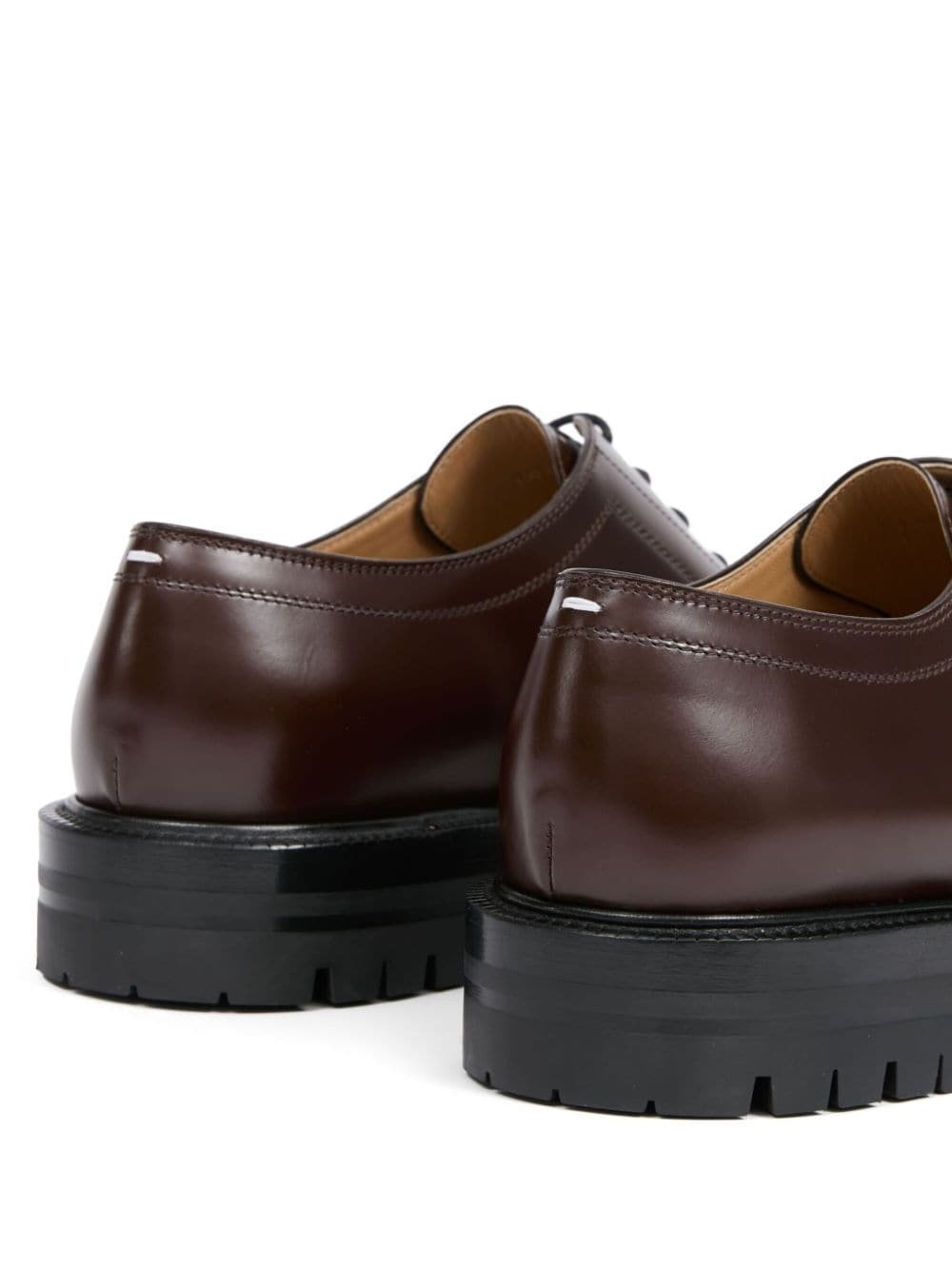 Tabi leather derby shoes - 4