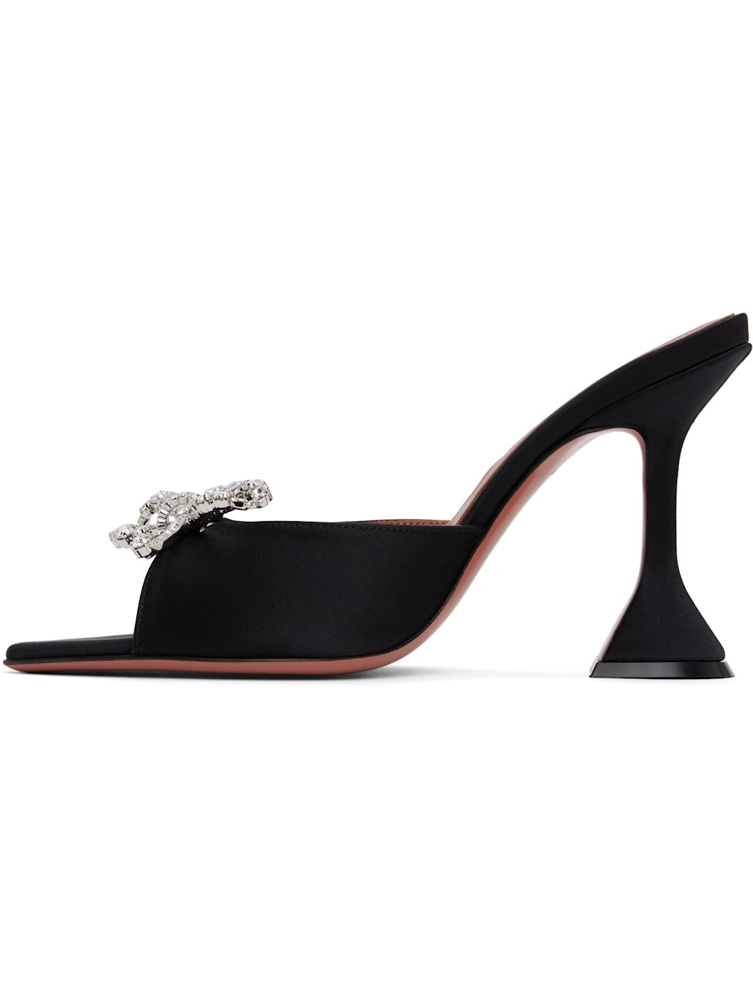 Black Rosie Slipper Heeled Sandals - 3