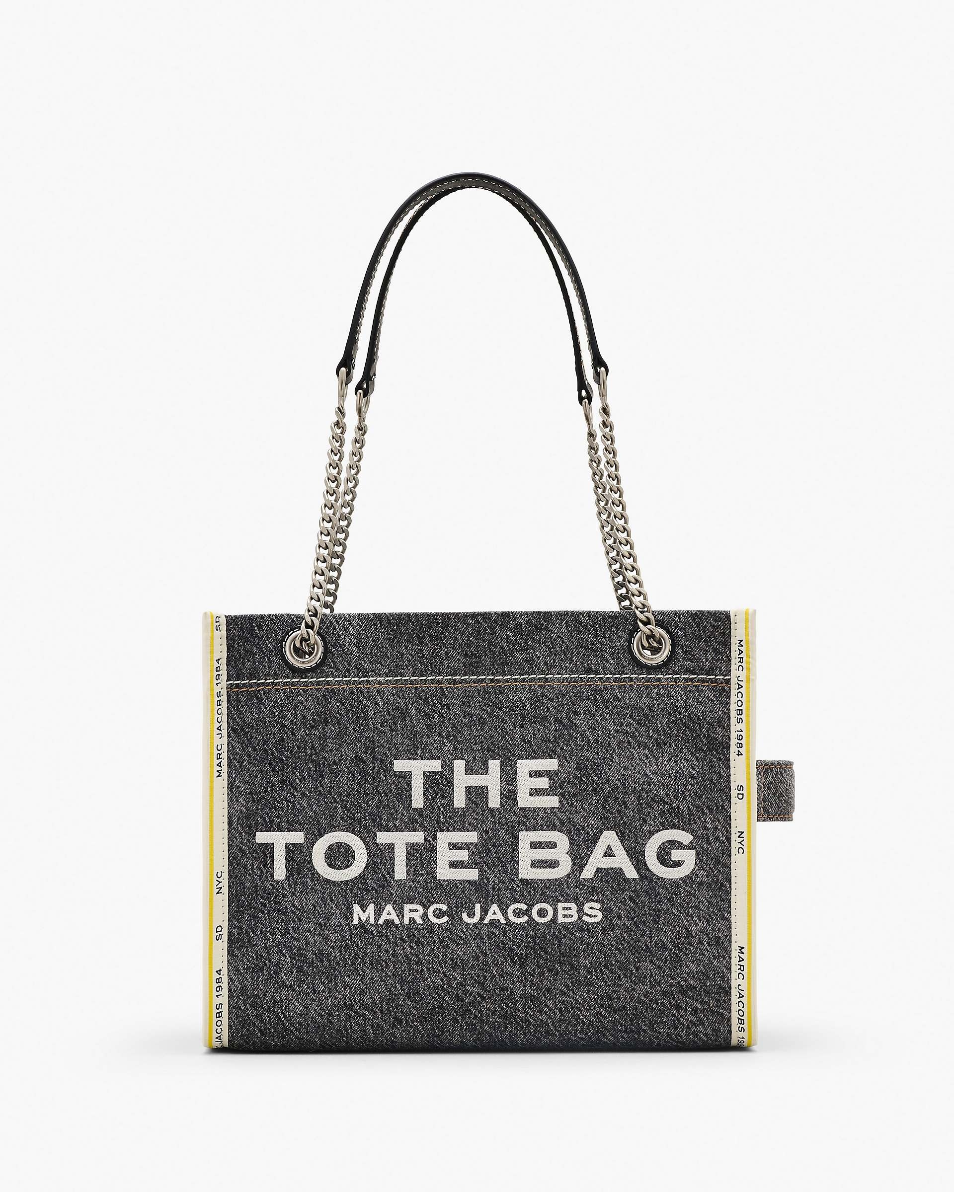 THE DENIM CHAIN MEDIUM TOTE BAG - 1