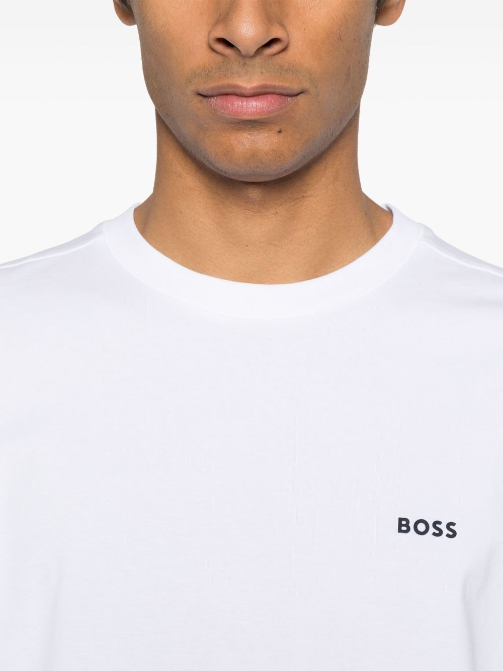 logo-tape T-shirt - 4