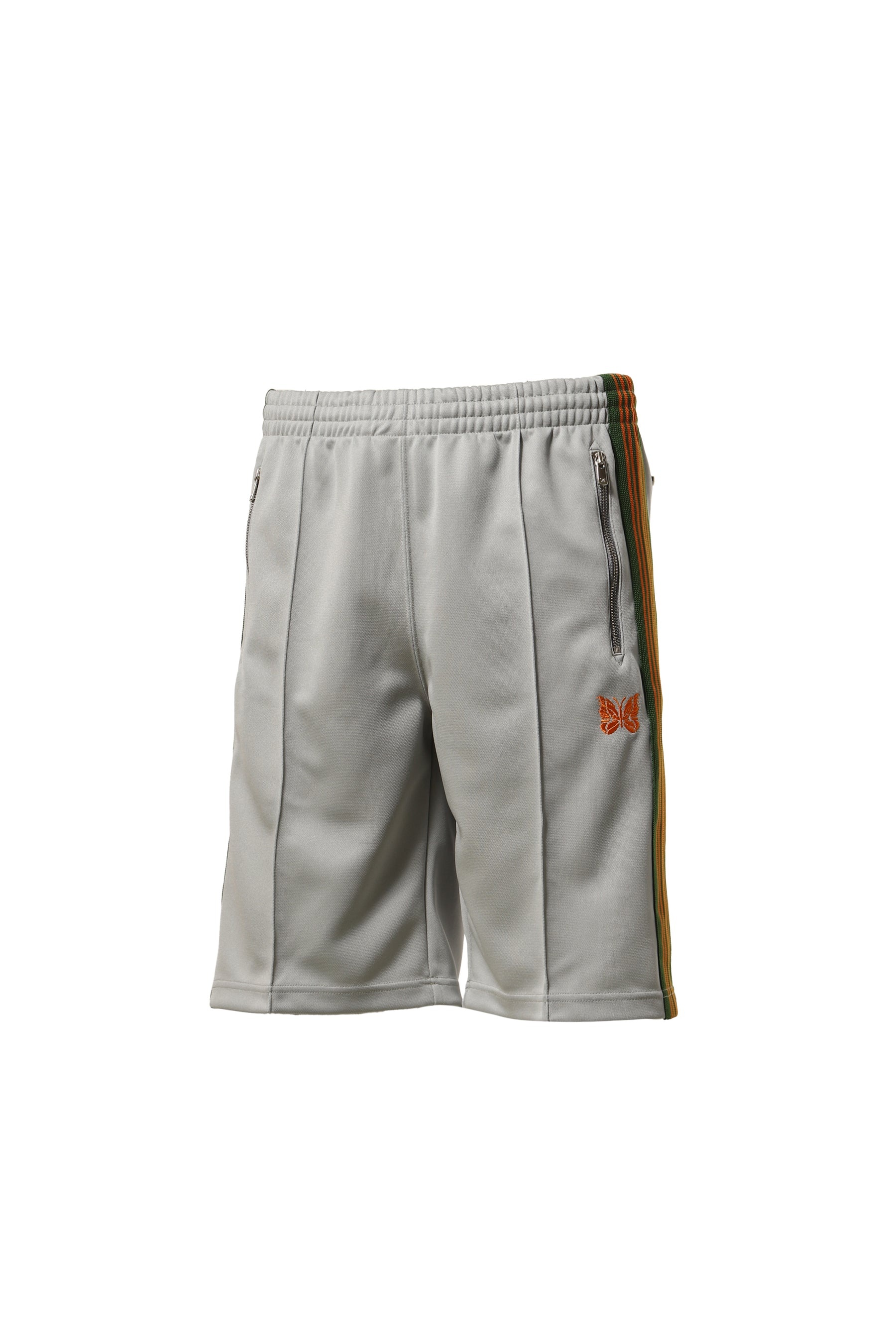 NEEDLES TRACK SHORT - POLY SMOOTH(EXCLUSIVE) / GRY | REVERSIBLE