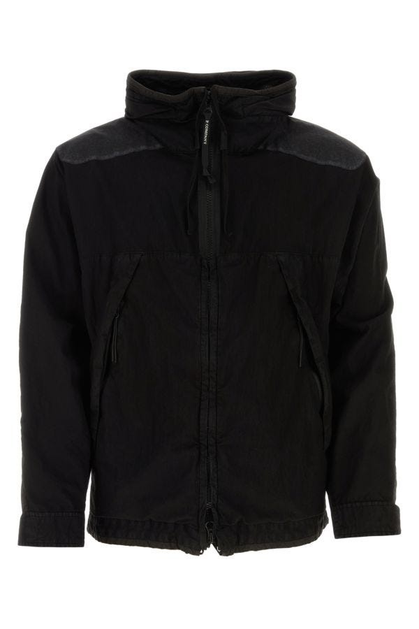 C.P. Company Man Black Cotton Blend Jacket - 1