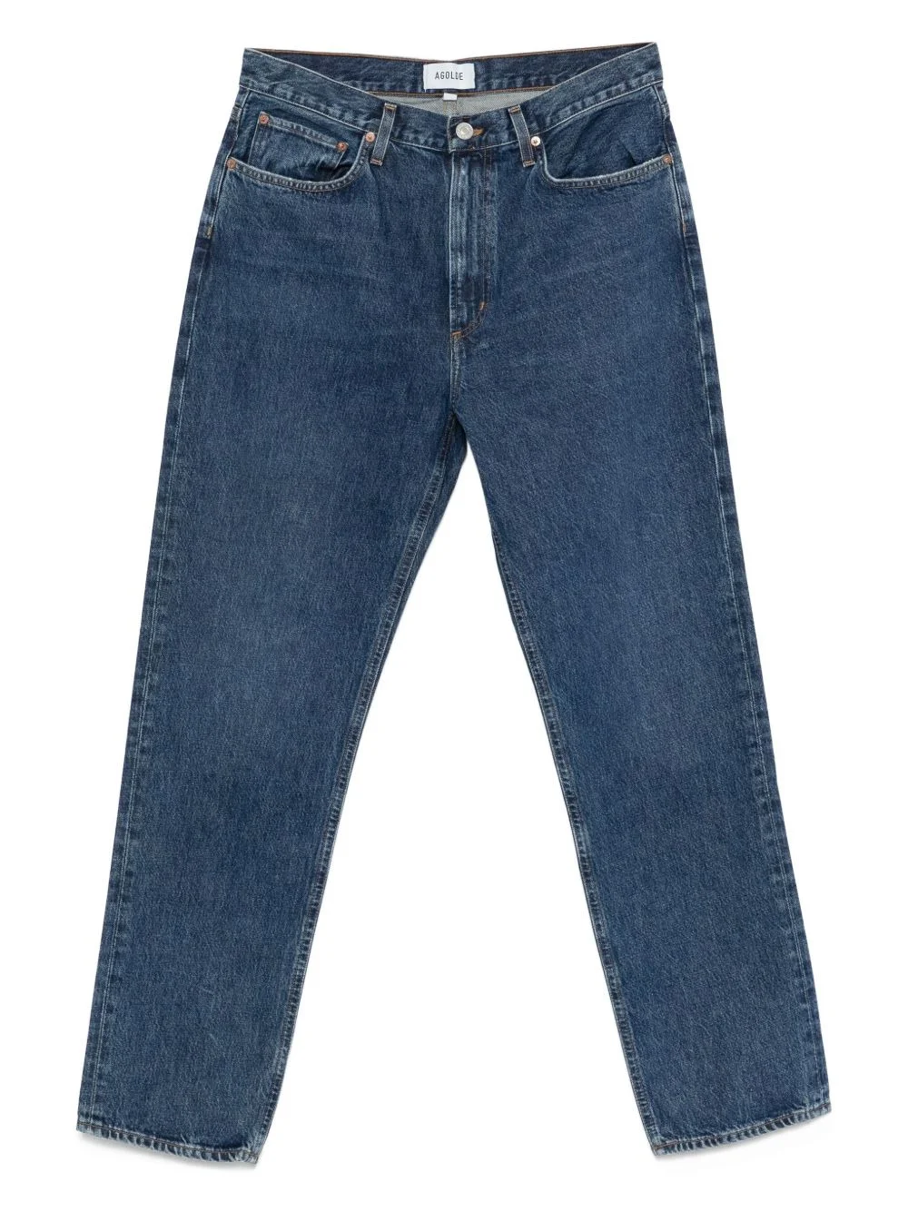cotton straight-leg jeans - 1