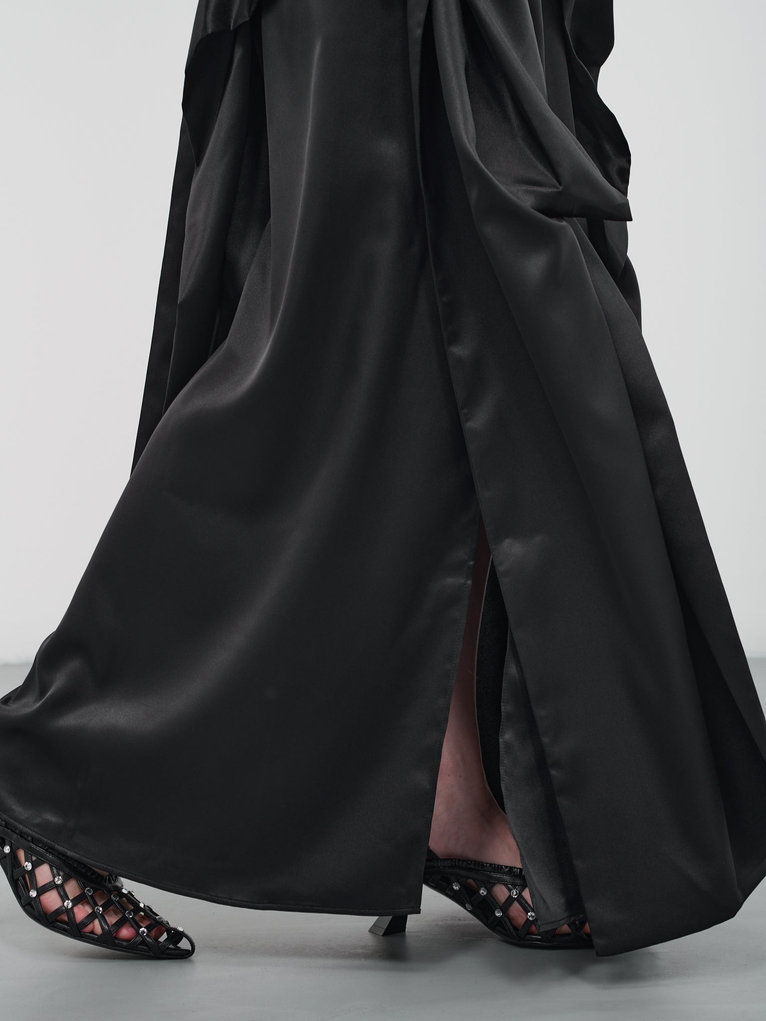 Satin Bow Skirt - 6