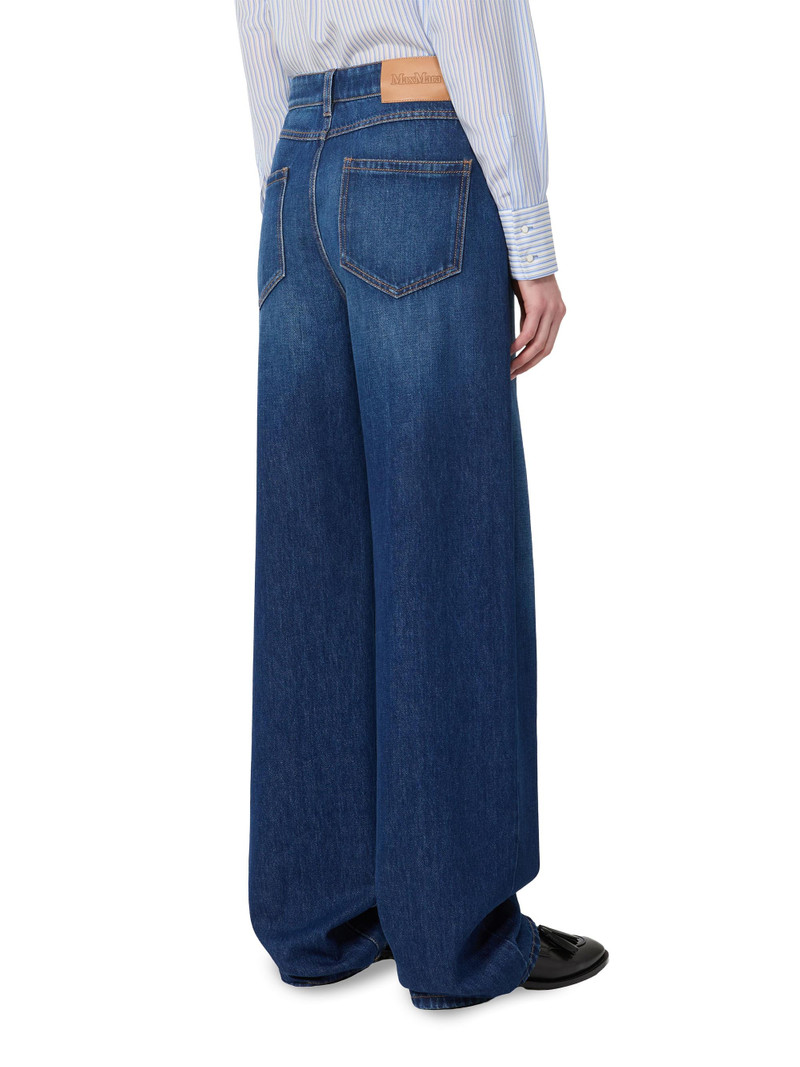 Women's Denim Baggy Jeans - Navy 4