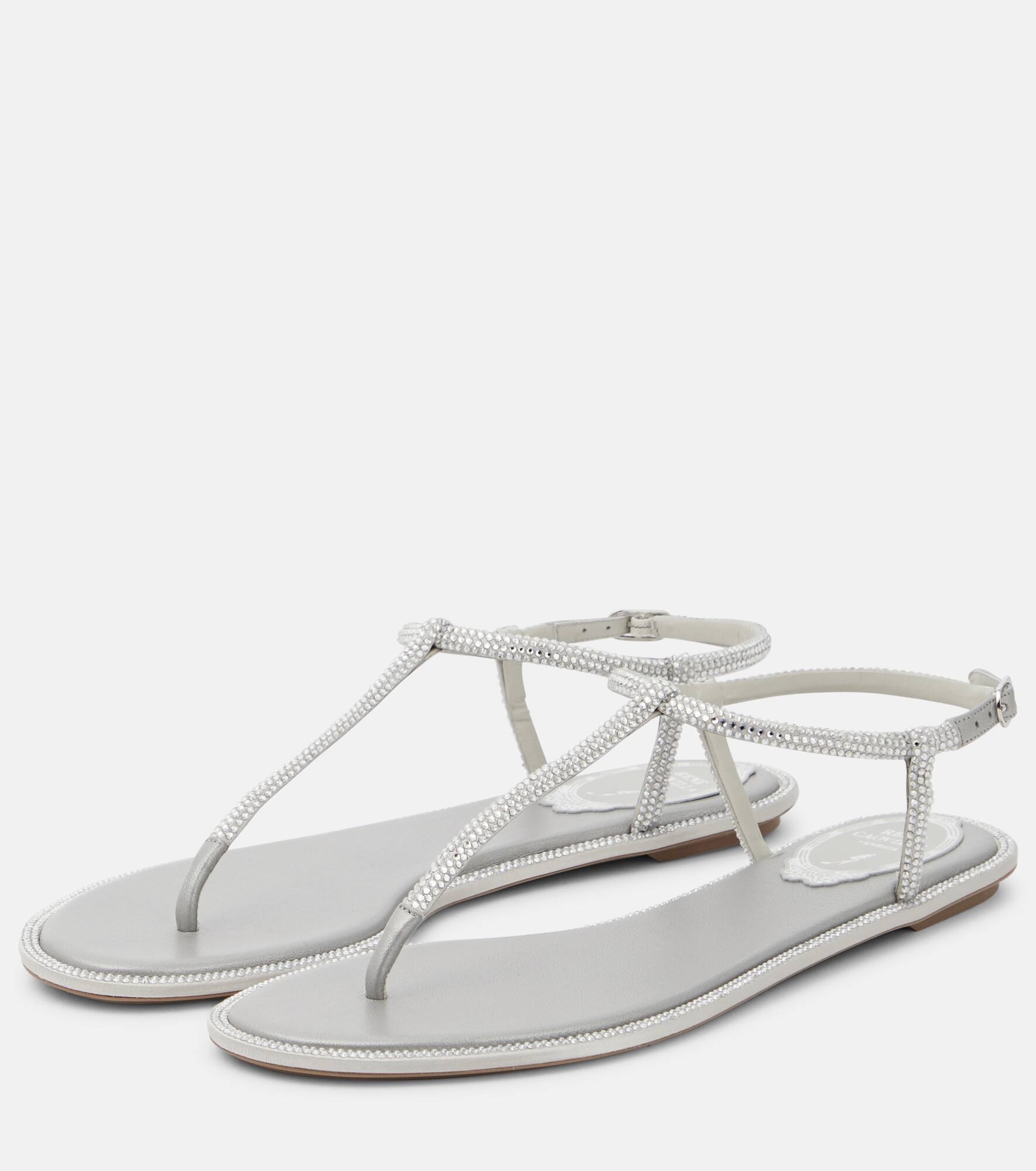 Amalia embellished thong sandals - 4