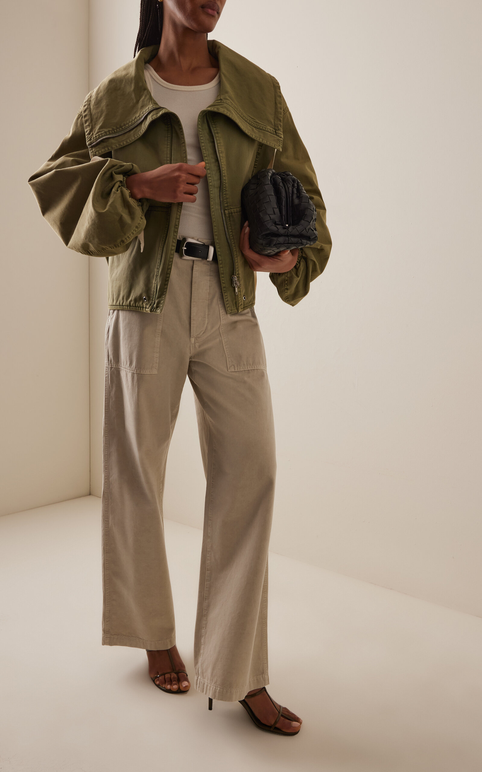 Yuna Twill Utility Pants ivory - 2