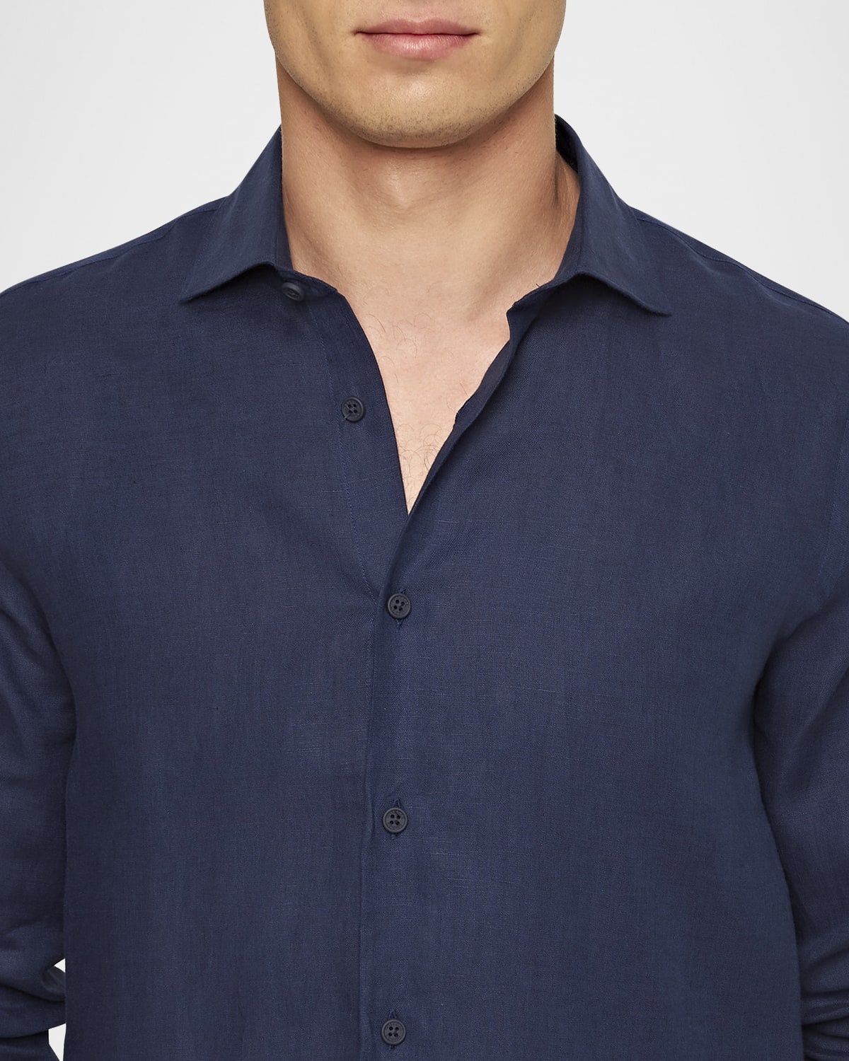 Men's Giles Smart Linen Sport Shirt - 5
