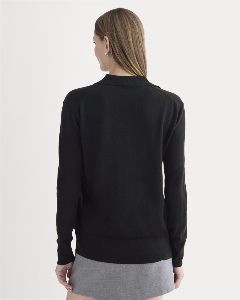 OVERSIZED POLO SWEATER IN COTTON MERINO 5
