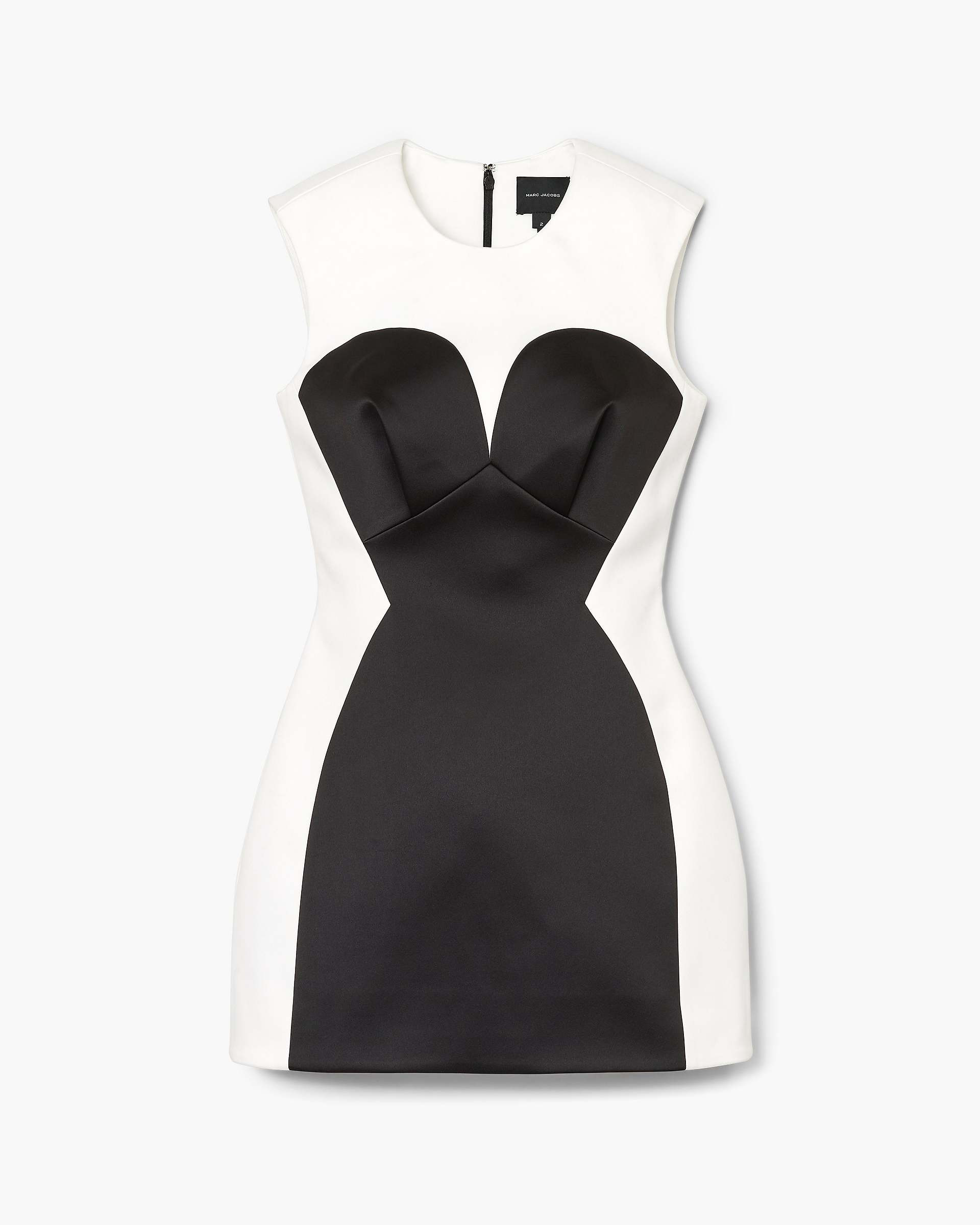 SEAMED UP SATIN DRESS - 2