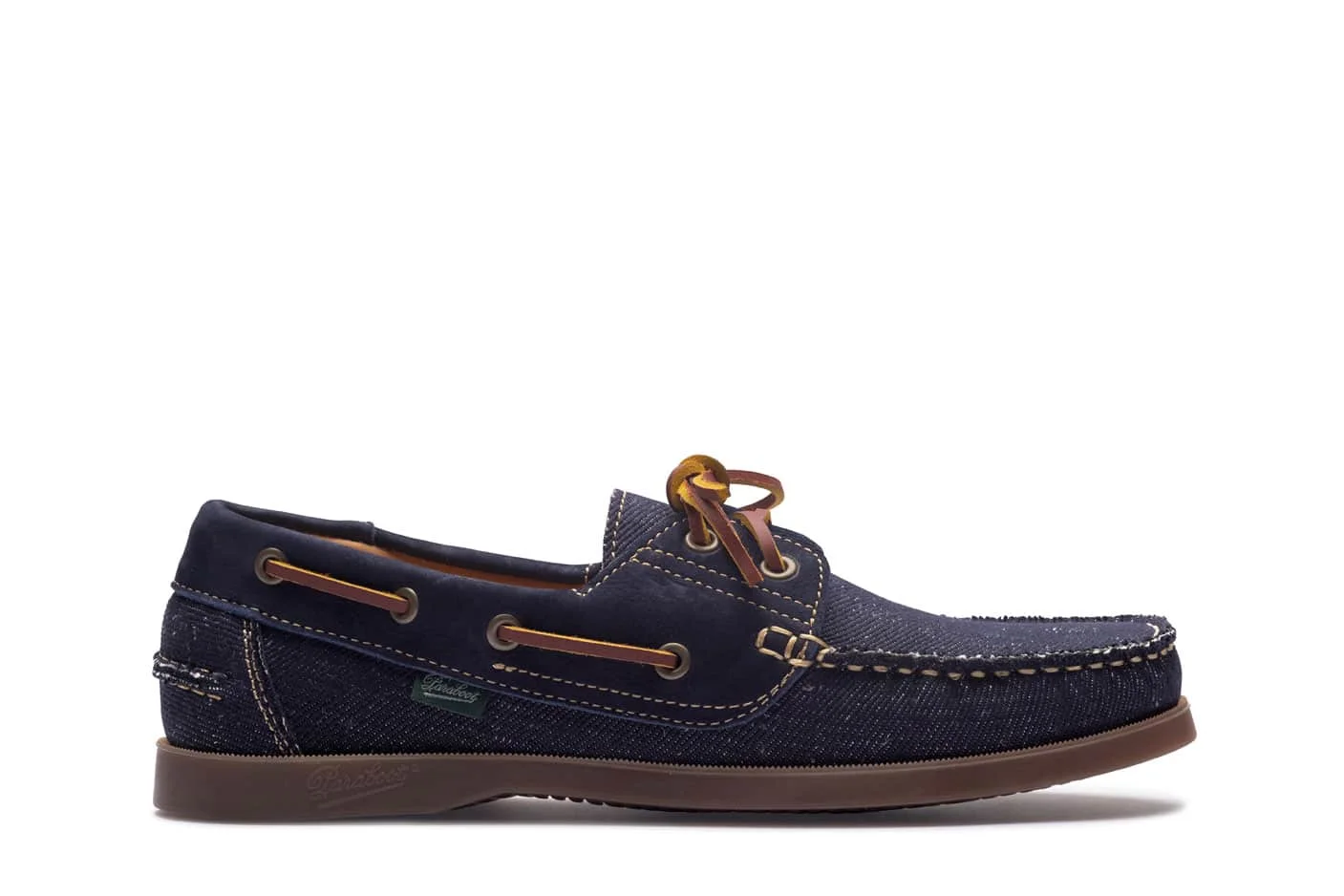 Barth Denim/Nubuck Navy - Rubber Sole - 1