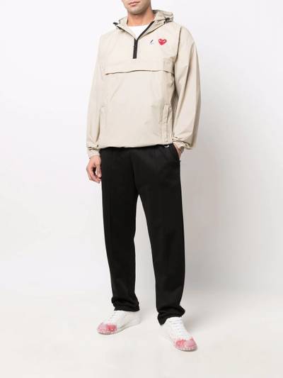 Comme des Garçons PLAY x K-Way pullover hooded jacket outlook