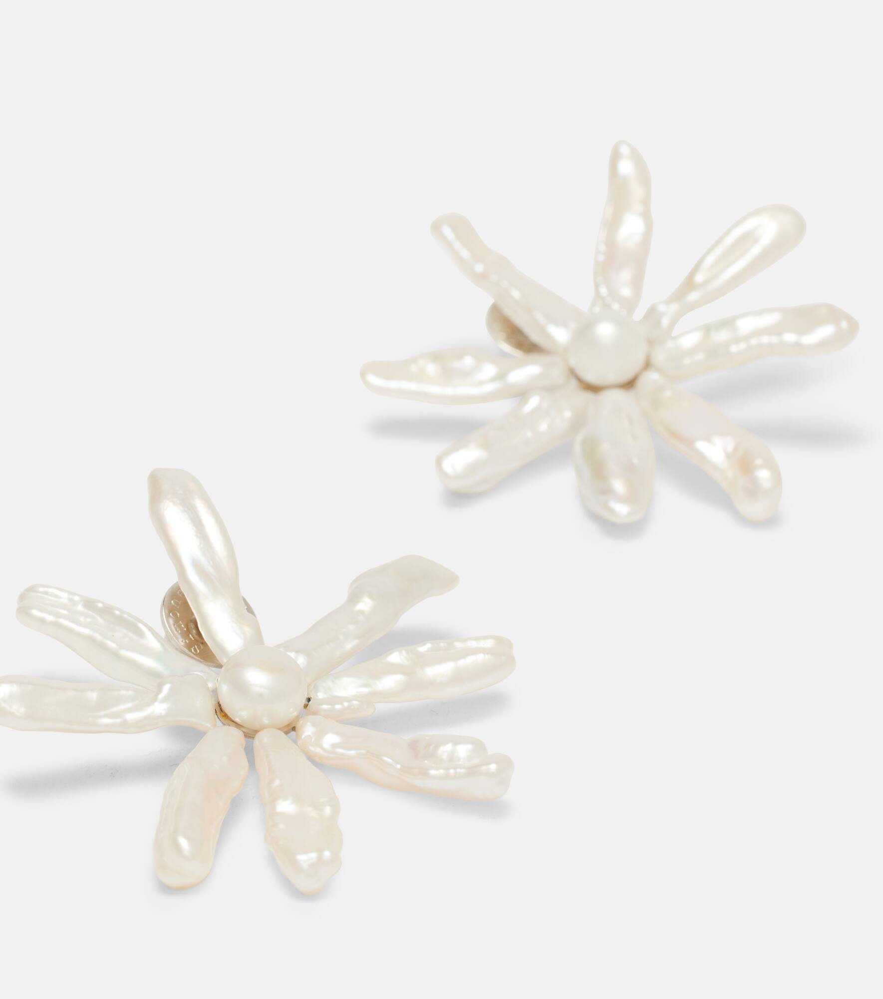 Earrings with freshwater pearls - 4