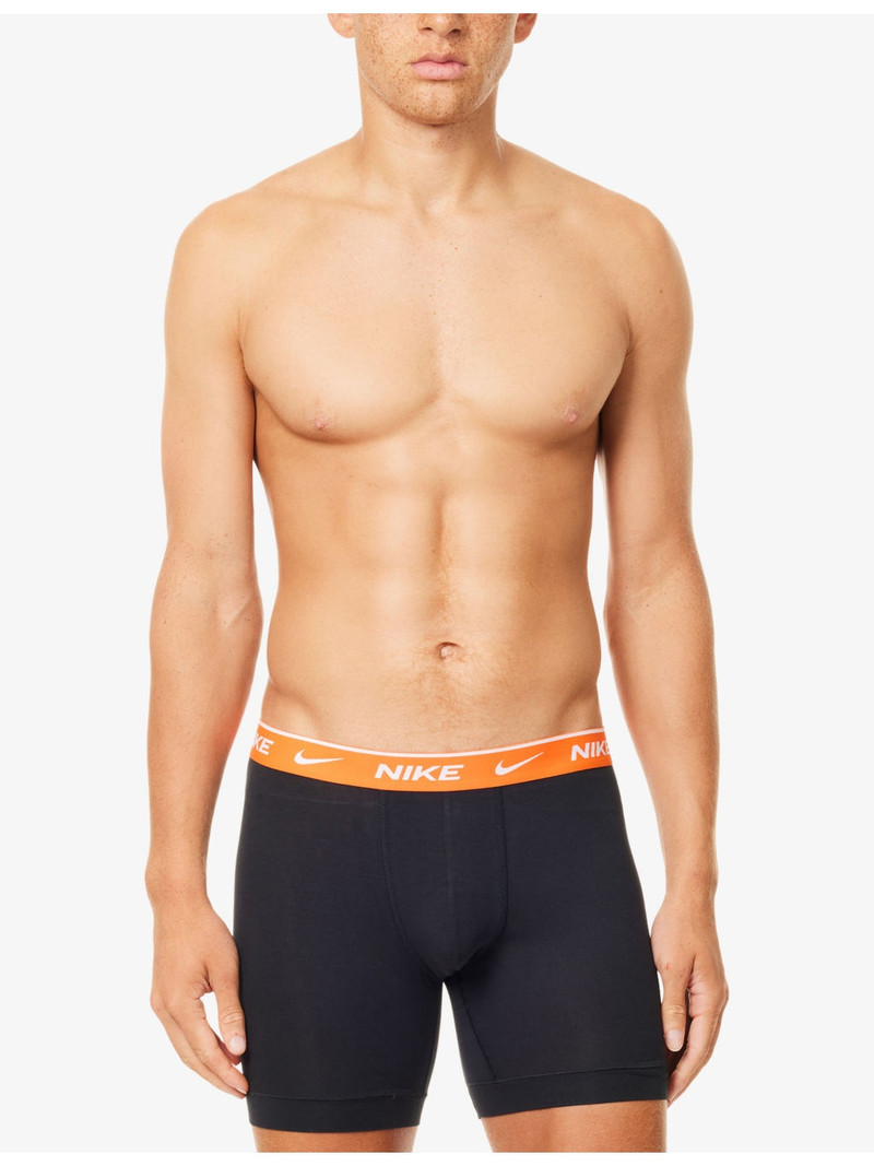 Nike Everyday Pack of Three Stretch-Cotton Boxer Briefs outlook