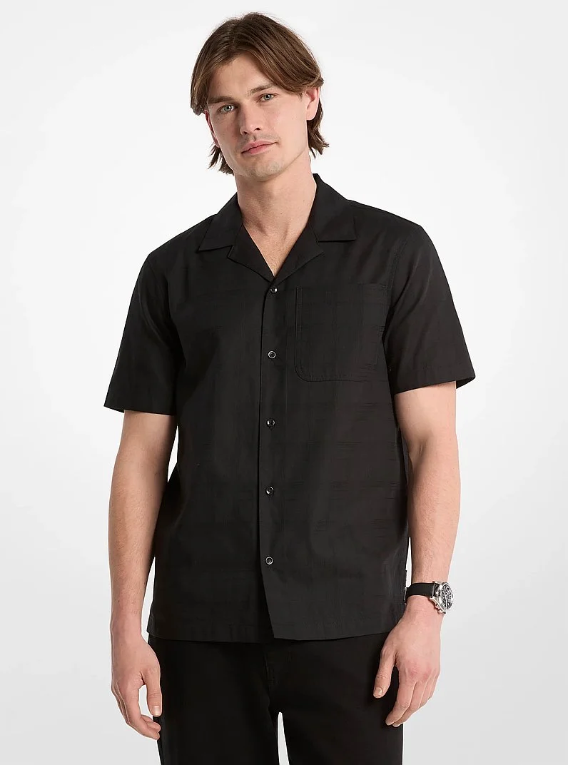 Cotton Short-Sleeve Shirt - 1