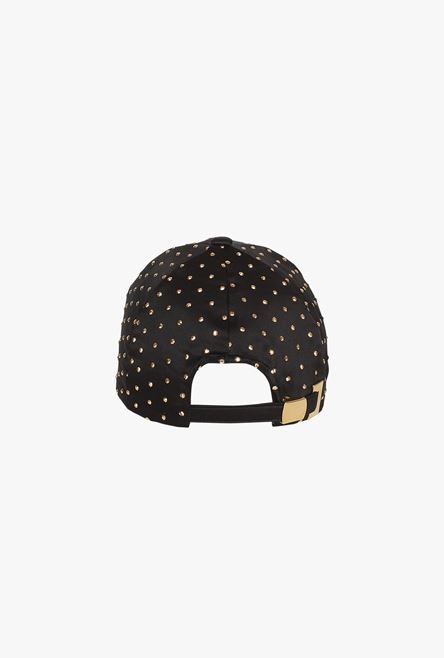 Black and gold satiny cap - 3