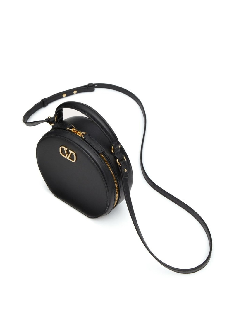 VLogo Signature leather mini bag 5