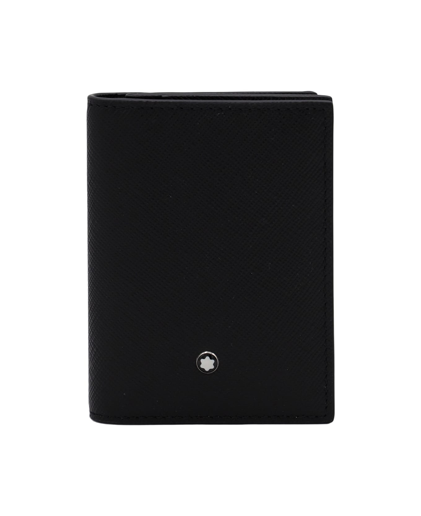 Black Leather Wallet - 1