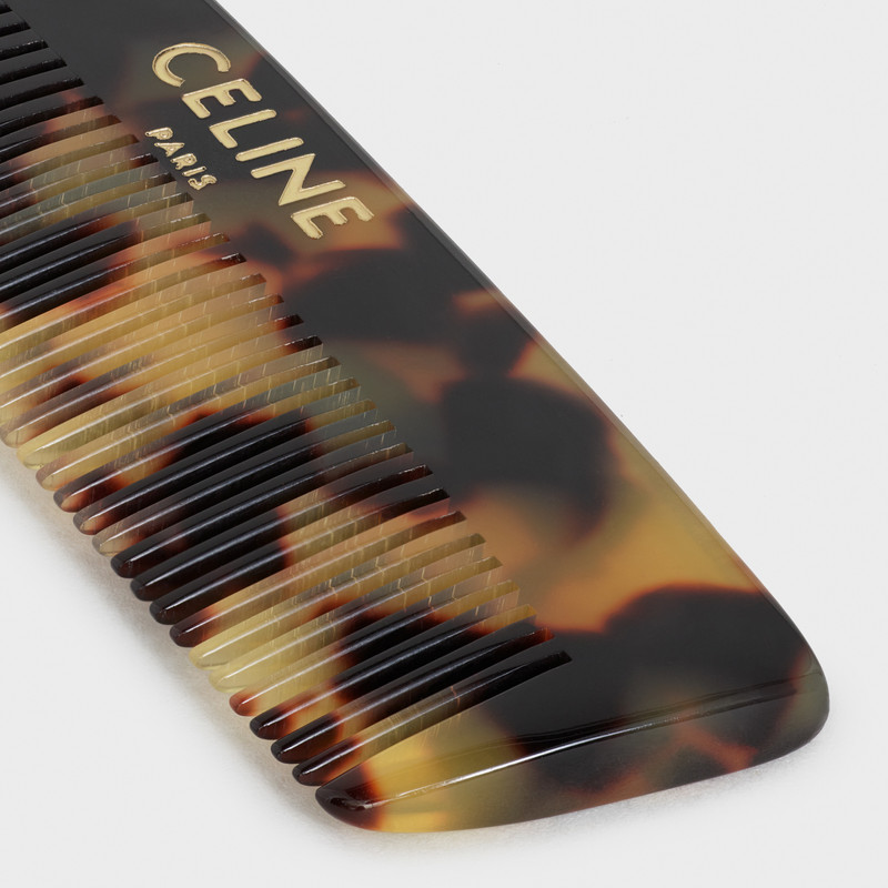 Moustache Comb in Natural Calfskin 4