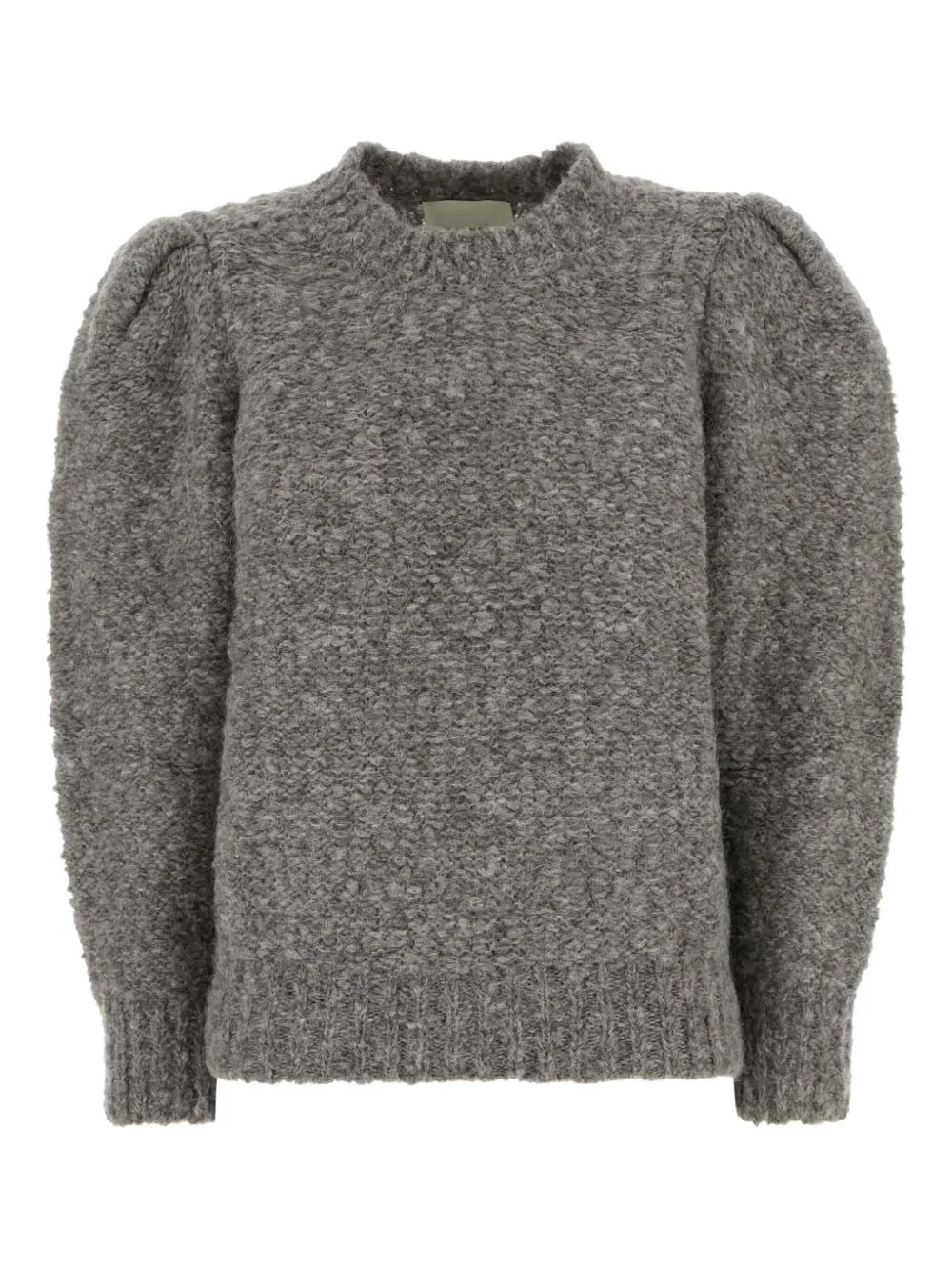 Emma puffed-sleeve sweater - 1