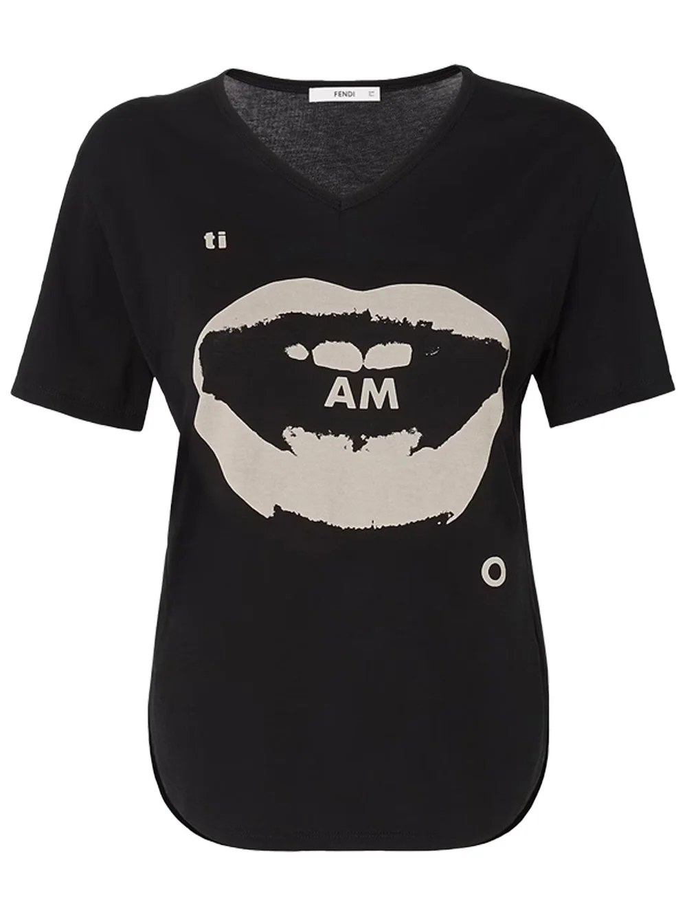 T-SHIRT IN JERSEY WITH TI AMO PRINT - 1