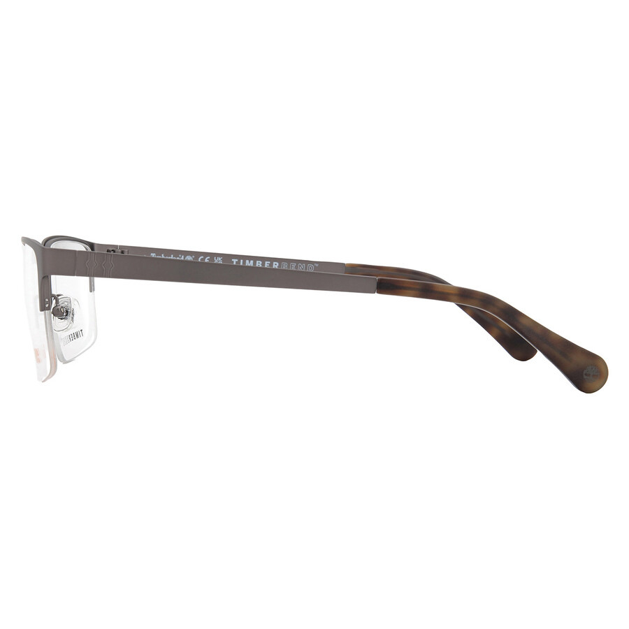 Timberland Demo Rectangular Men's Eyeglasses TB50037 007 64 - 3
