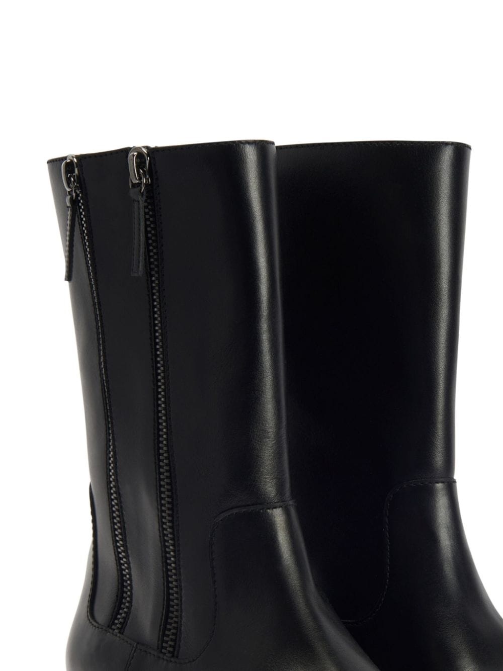 Faustus leather mid-calf boots - 4