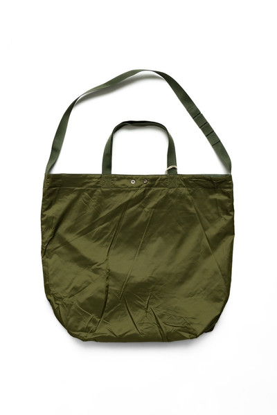 Engineered Garments Carry All Tote Graffiti Print Ripstop - Olive outlook