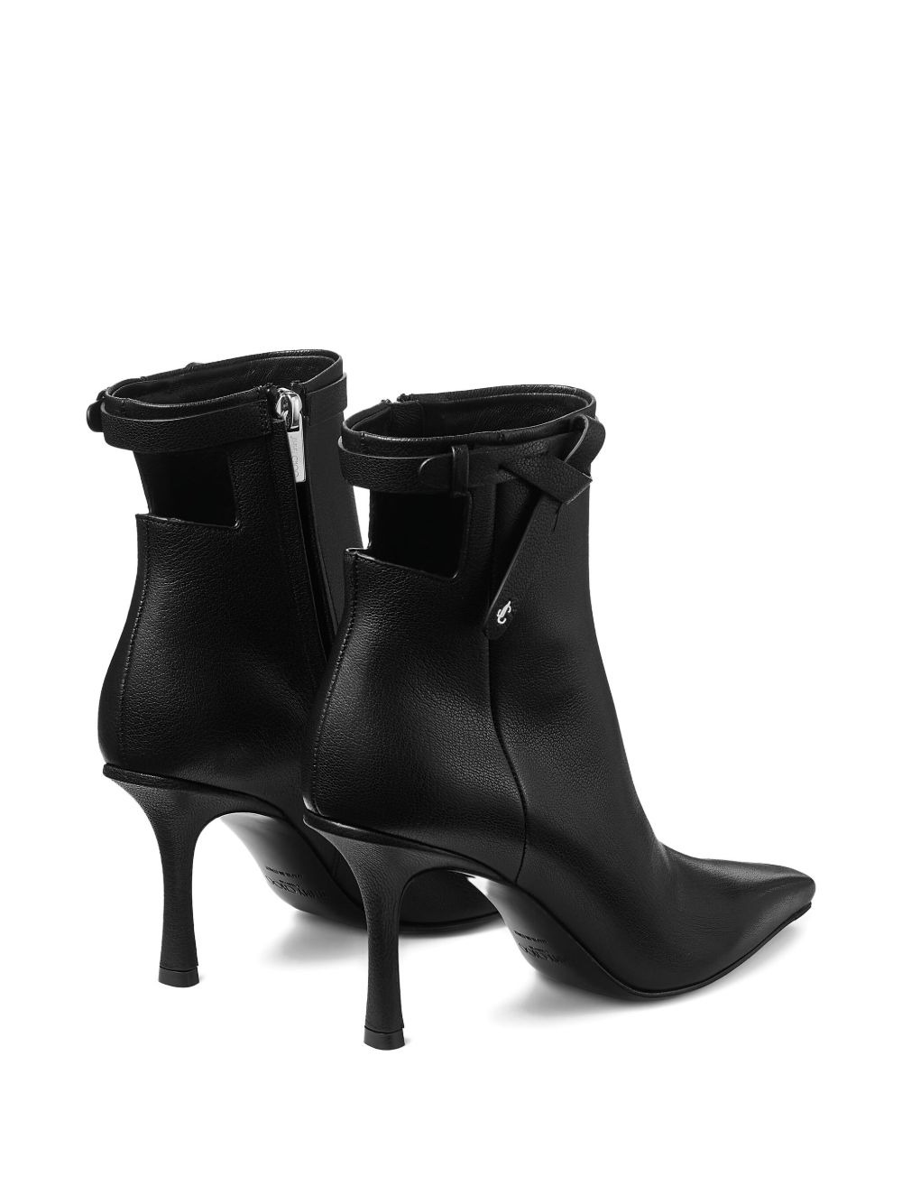 Camie knotted-strap leather ankle boots - 4