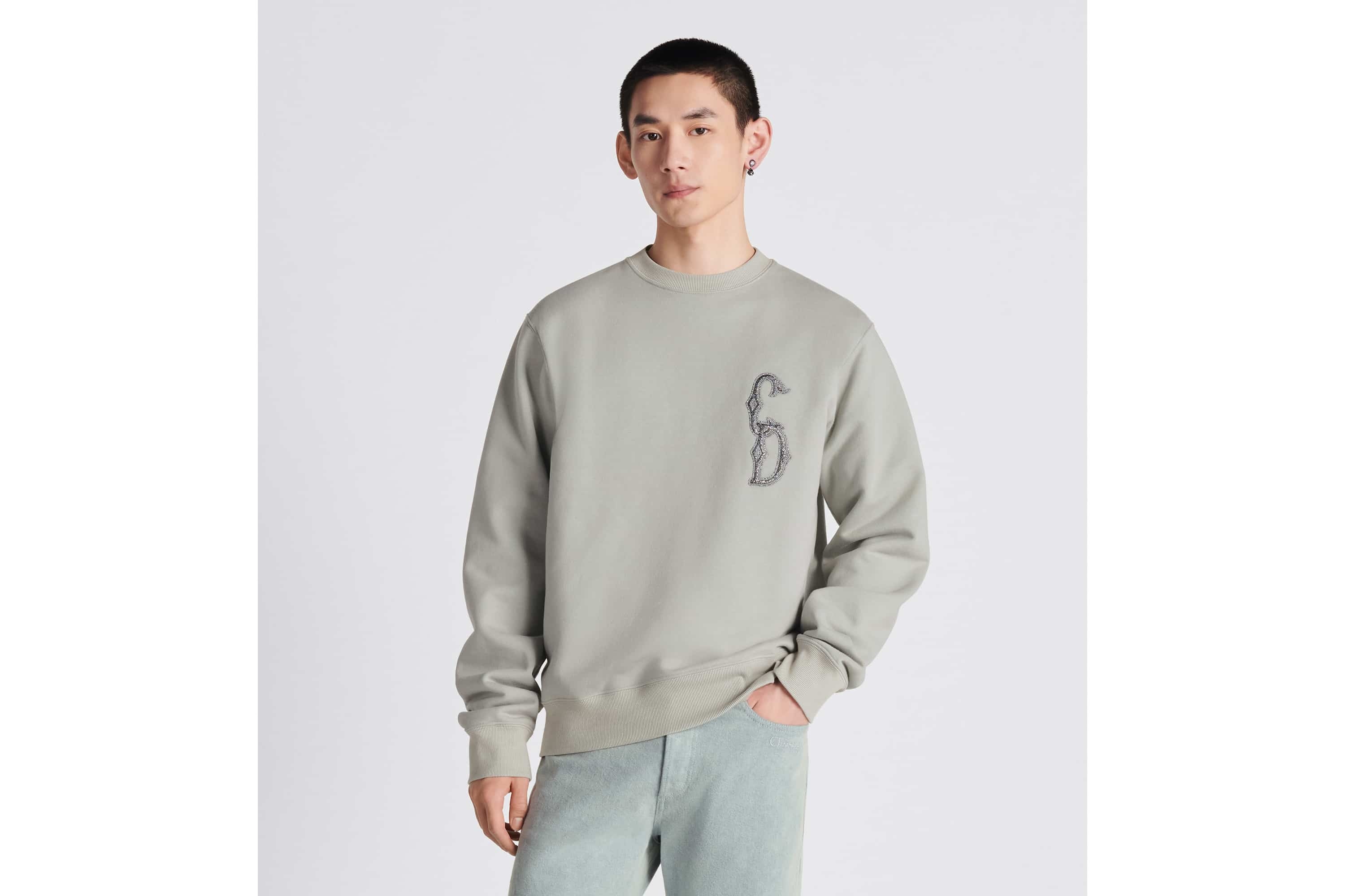 CD Interlaced Regular-Fit Sweatshirt - 4