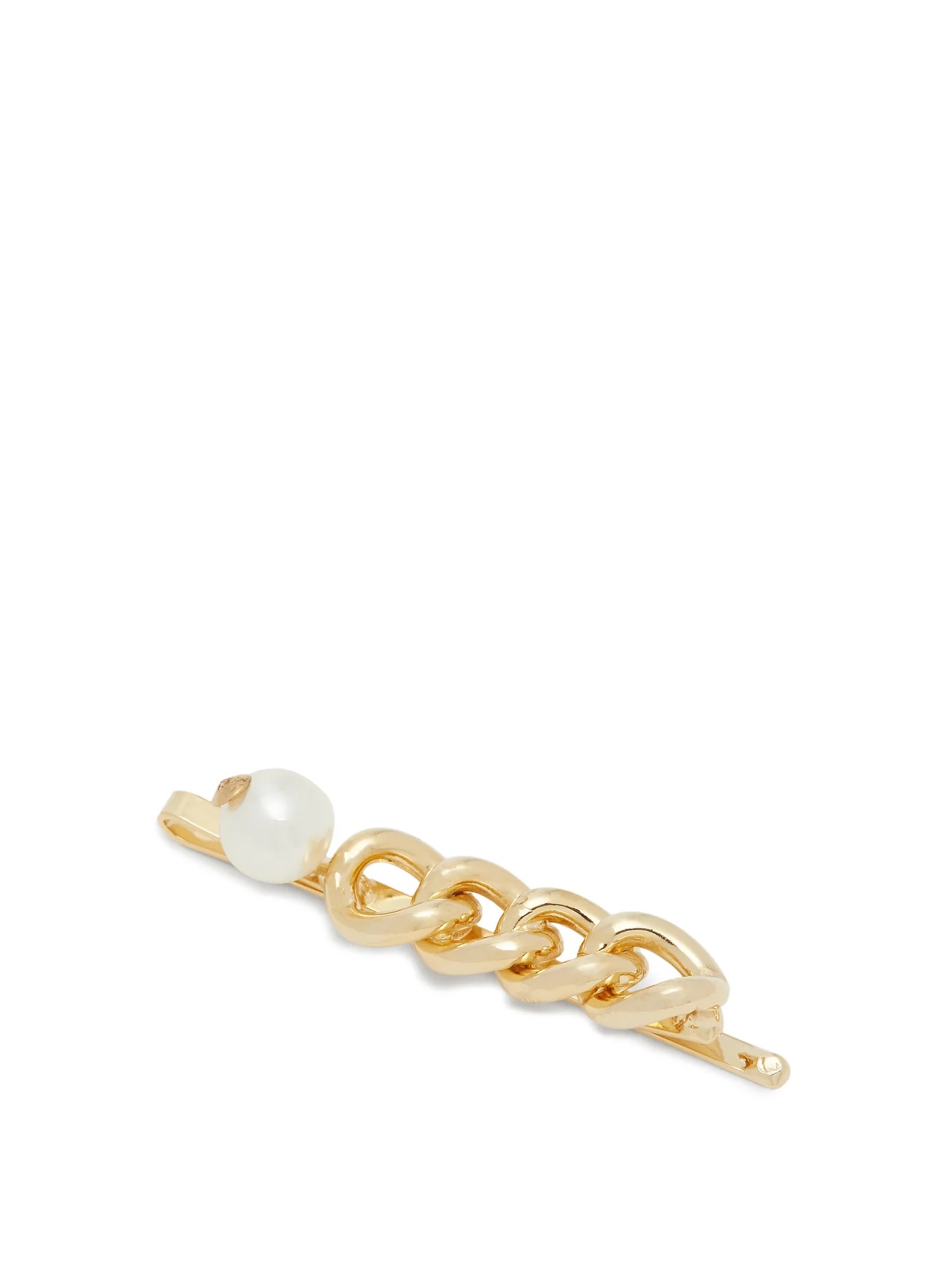 Canasta faux pearl-embellished hair slide - 1