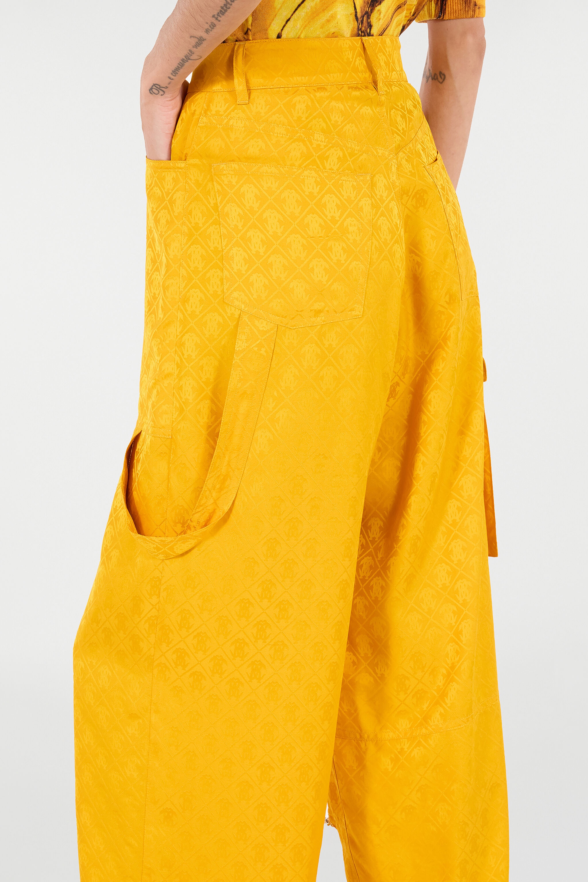 Pants with All-Over Mirror Snake Monogram - 6