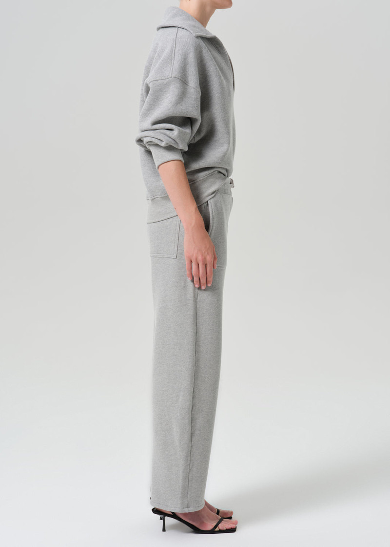 Freya Sweatpant In Heather Grey 4