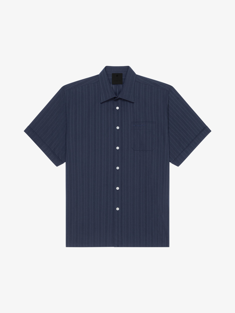 SHIRT IN COTTON VOILE WITH STRIPES - 1