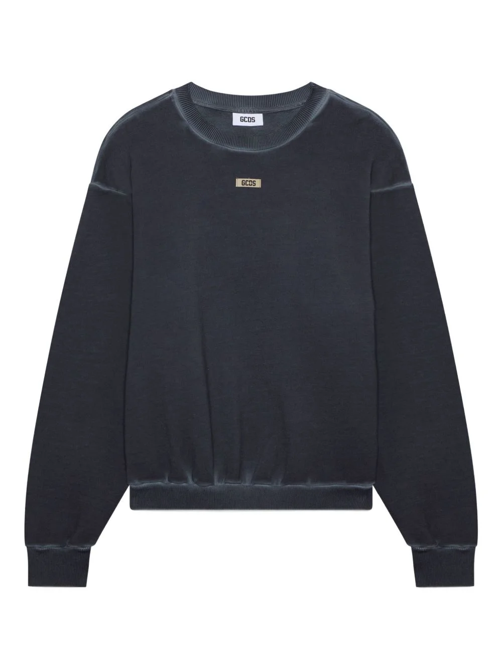 logo plaque sweatshirt - 1