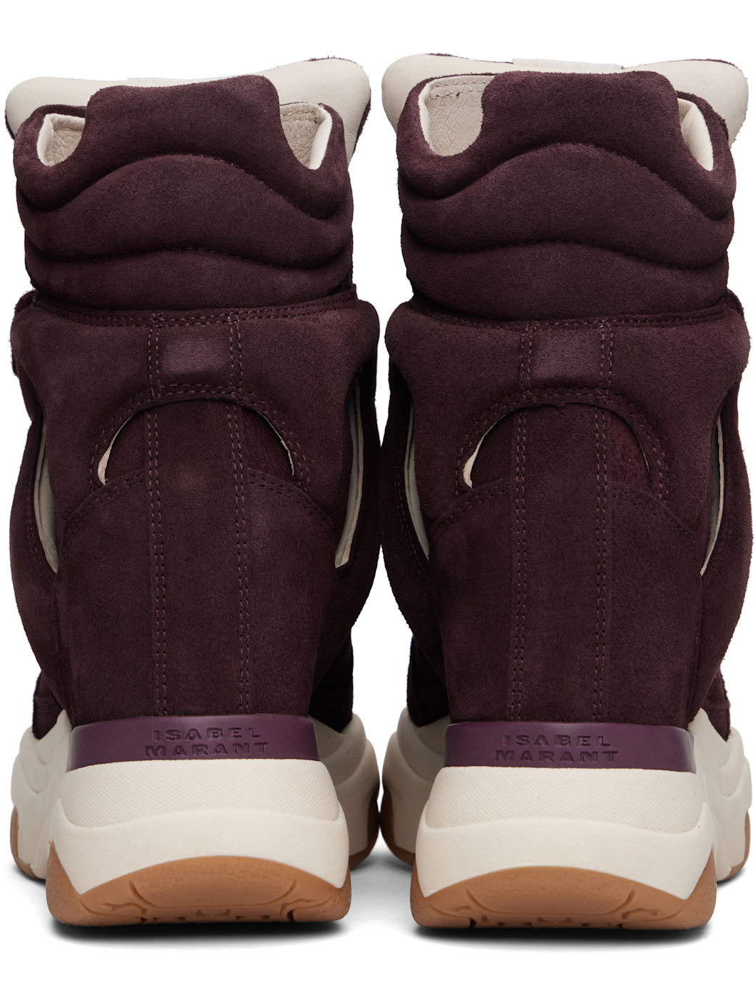 Burgundy Balskee Sneakers - 2