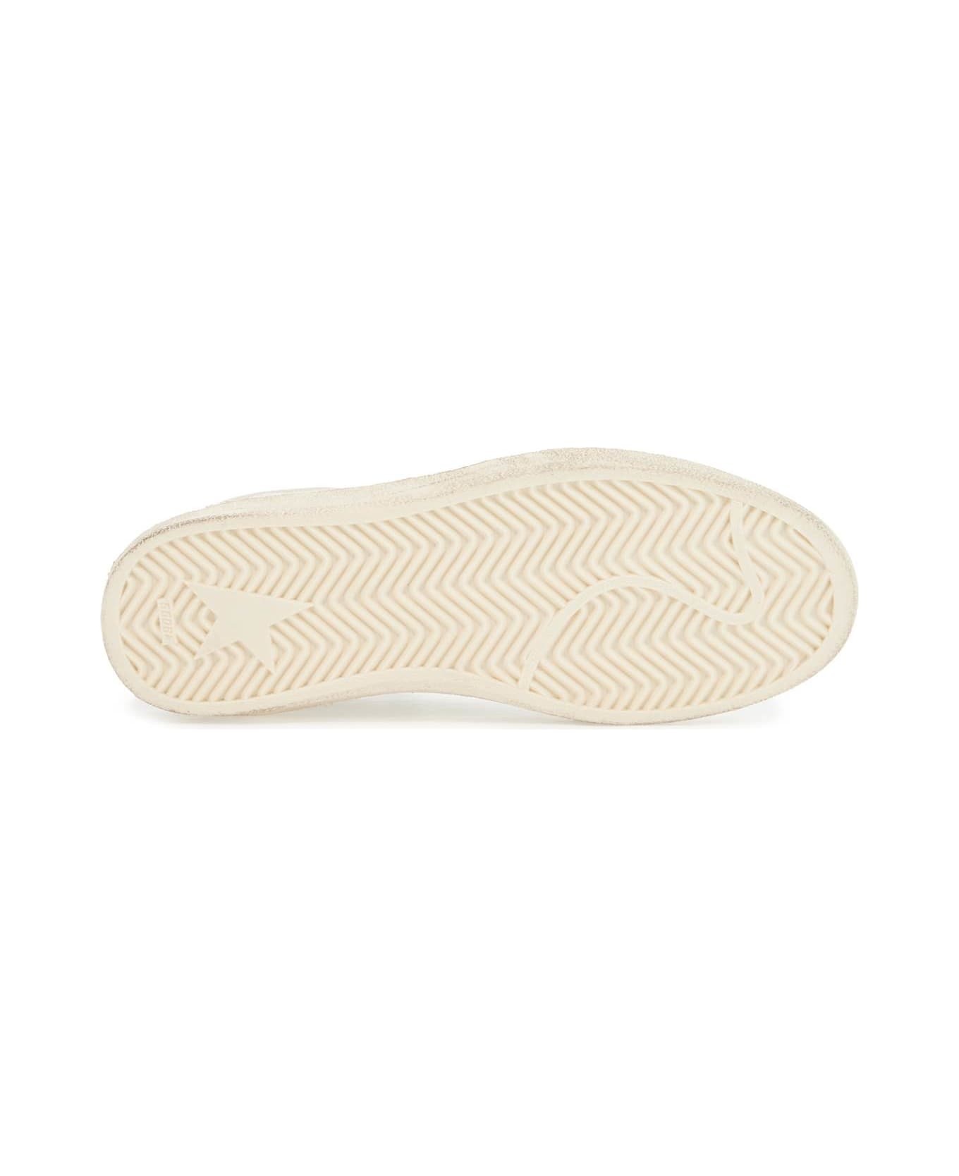 'ball Star' White Leather Sneakers - 5