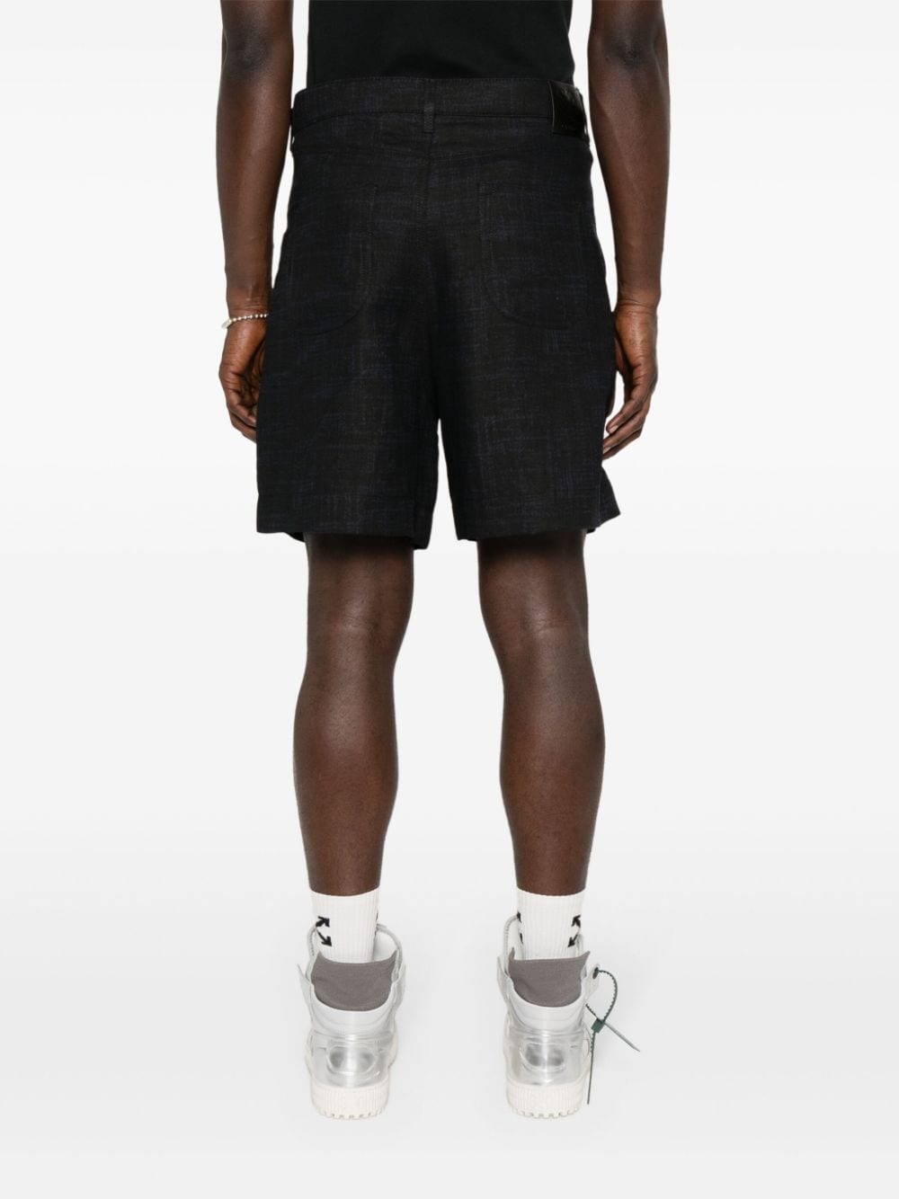 90s Logo linen shorts - 4