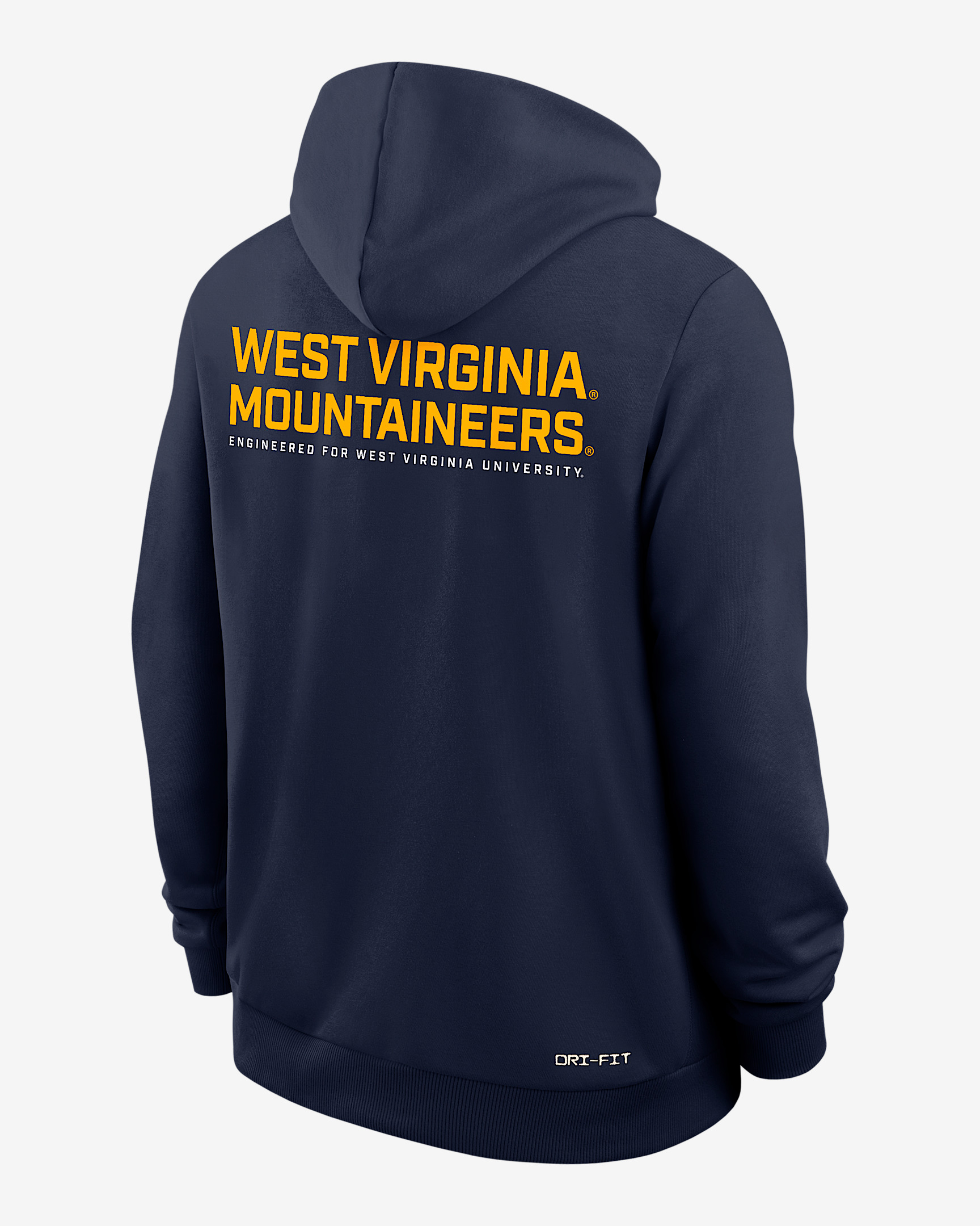 West Virginia Sideline Men's Nike Dri-FIT College Full-Zip Hoodie - 2