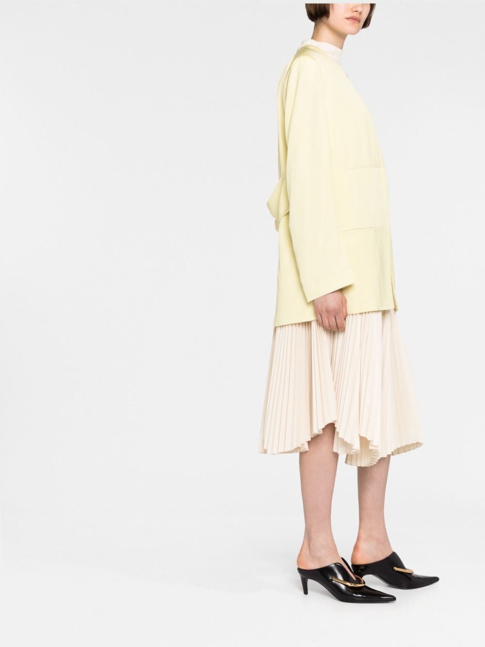split-back blazer - 6