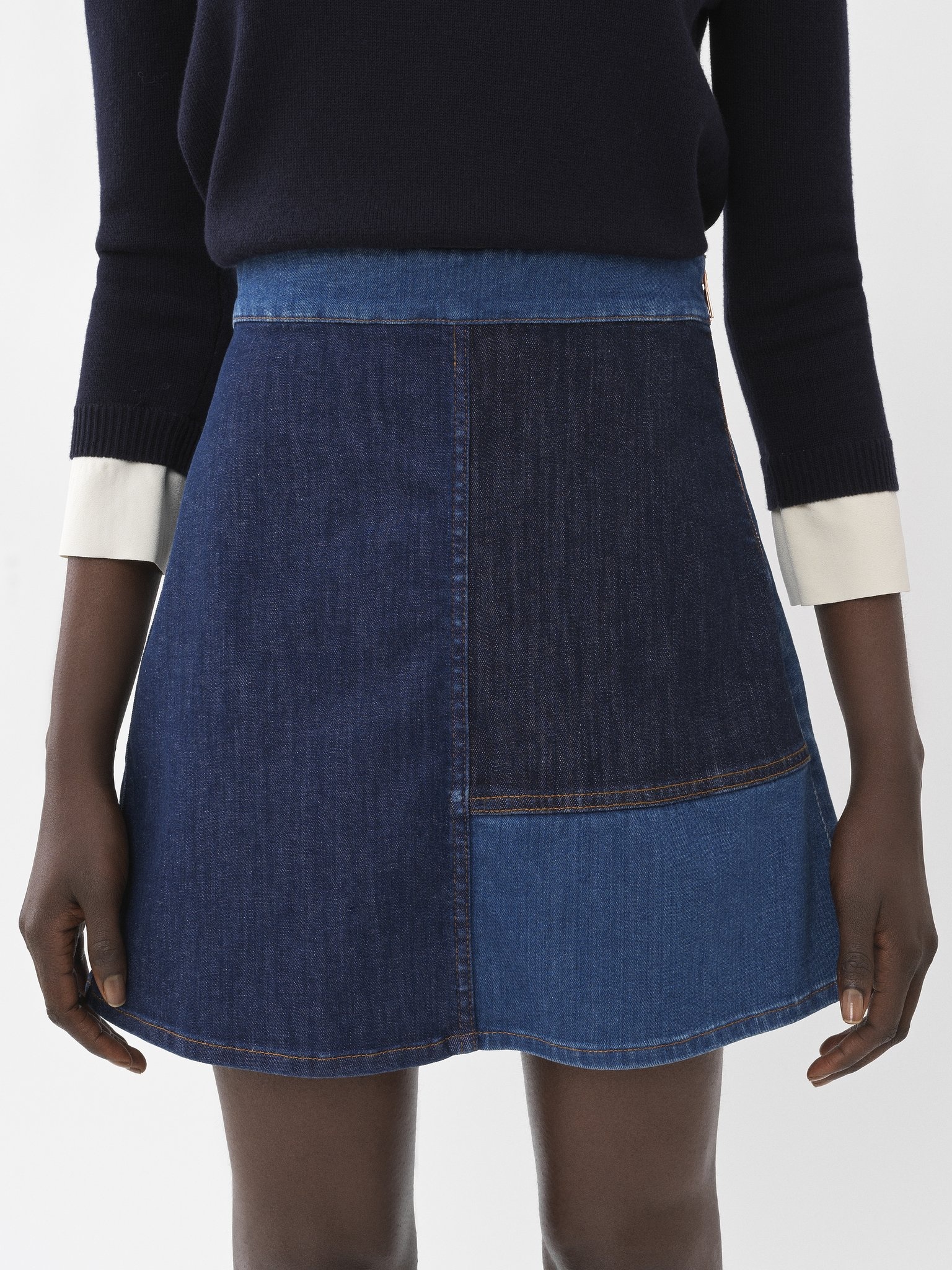 DENIM MINI SKIRT - 5