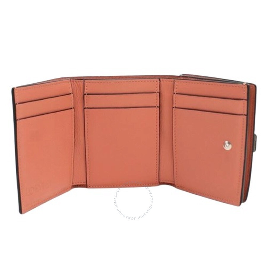 Loewe Trifold Calfskin Wallet - Light Oat/Honey - 2
