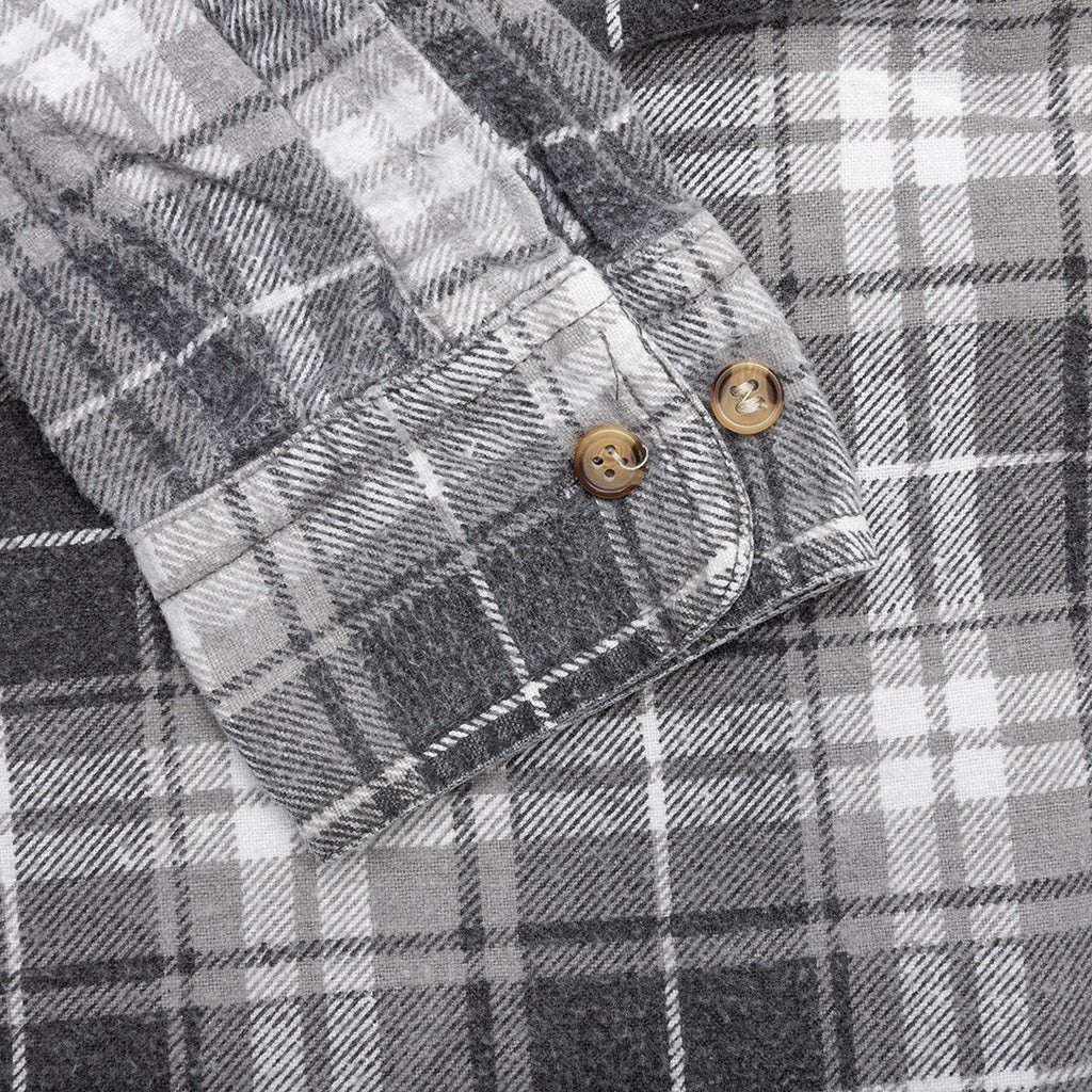 RIBBON FLANNEL SHIRT - ASSORTED - 5