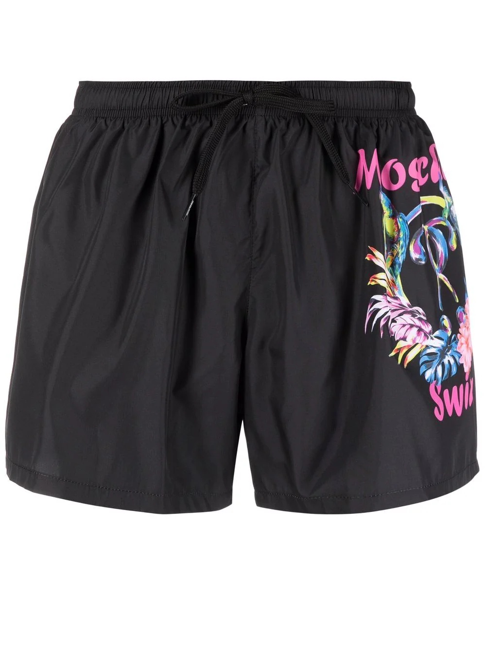 graphic-print swim shorts - 1