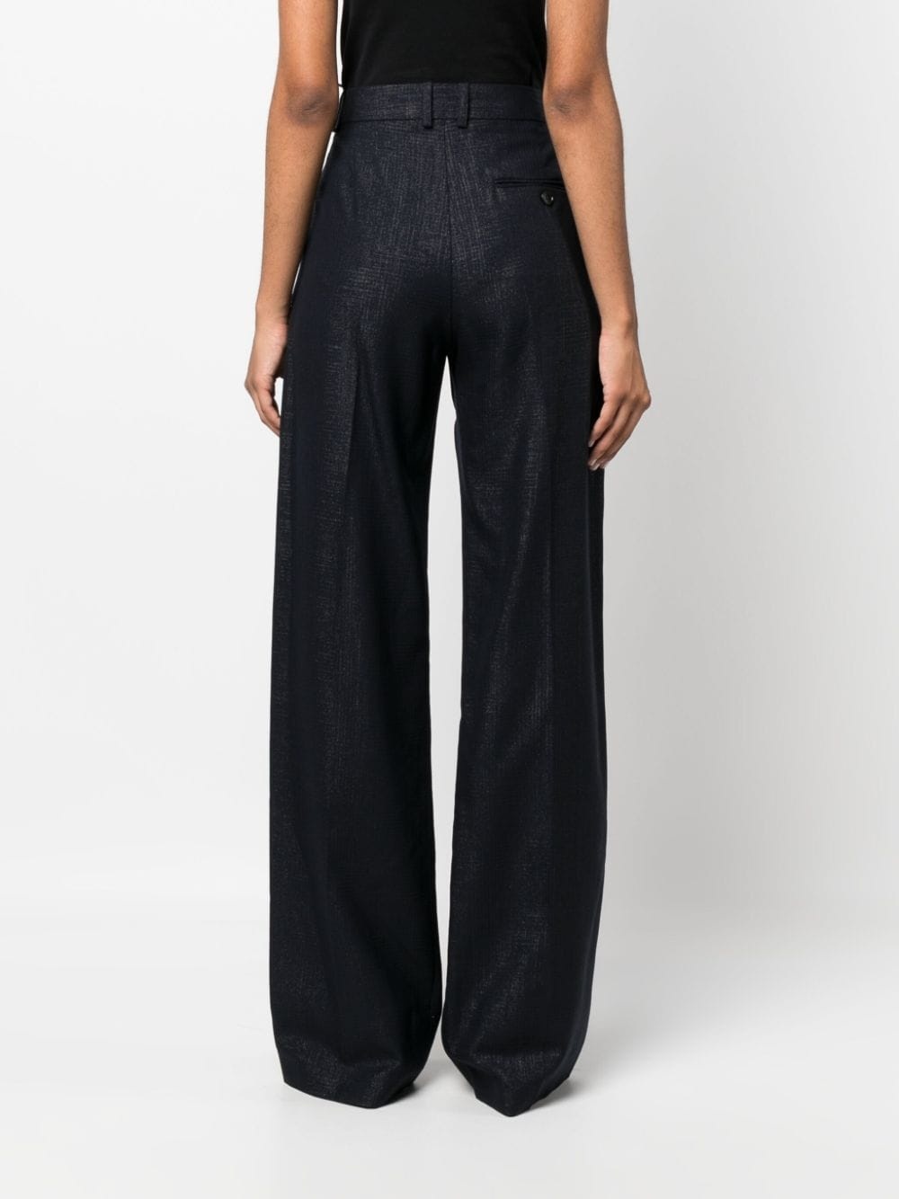 high-waist straight trousers - 4