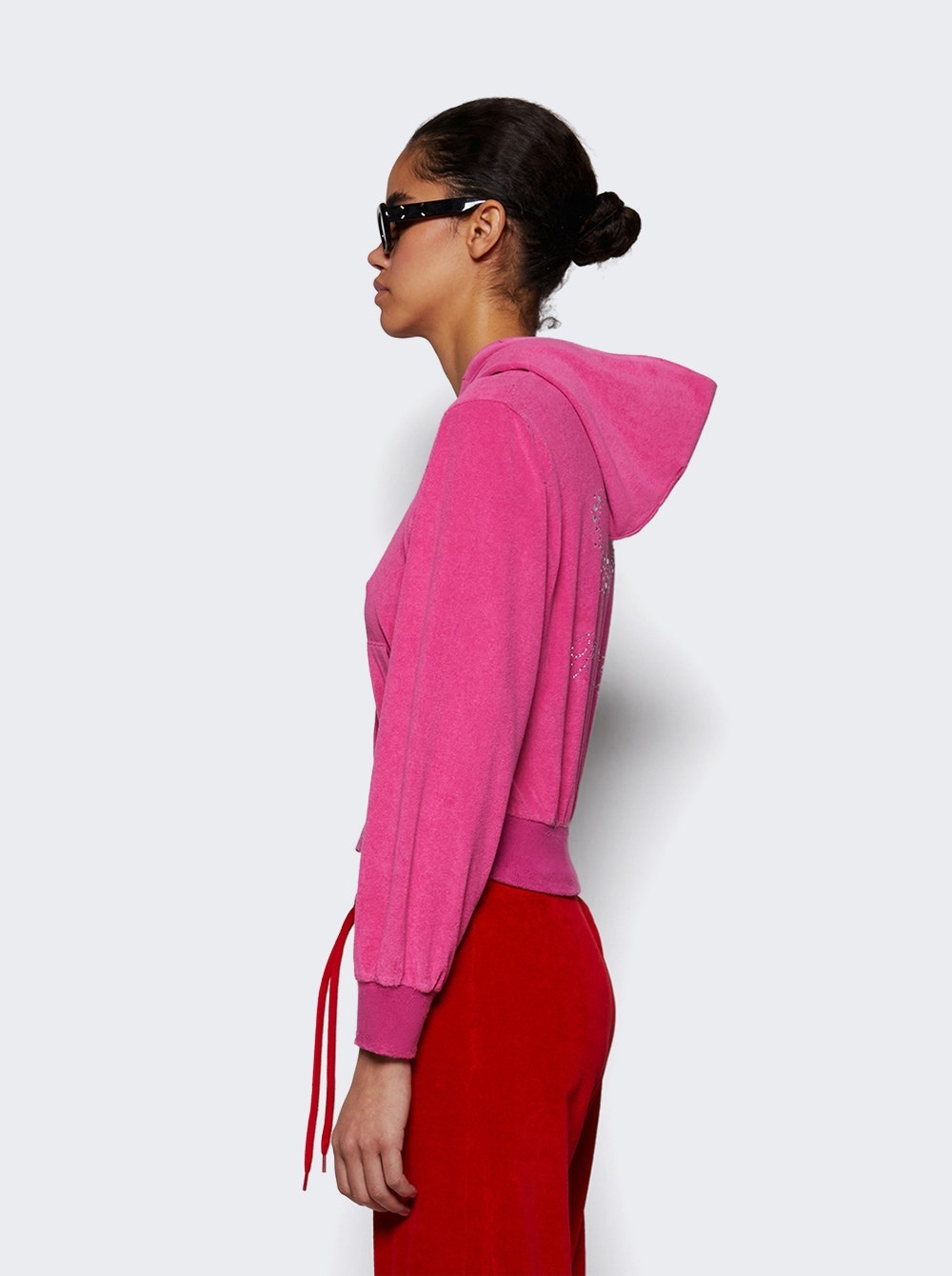 Tracksuit Jacket Dark Pink - 4